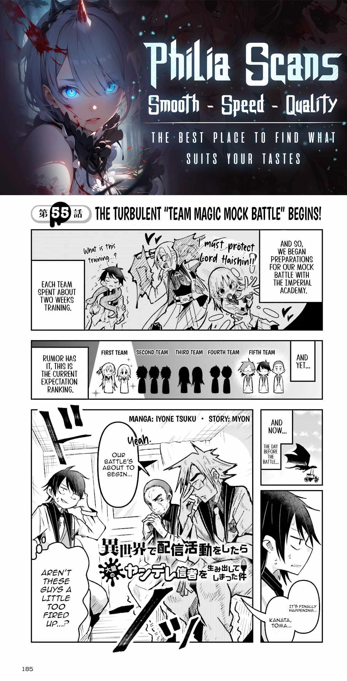 The Case In Which Streaming In Another World Led To The Creation Of A Massive Yandere Following Chapter 55 page 1 - 
