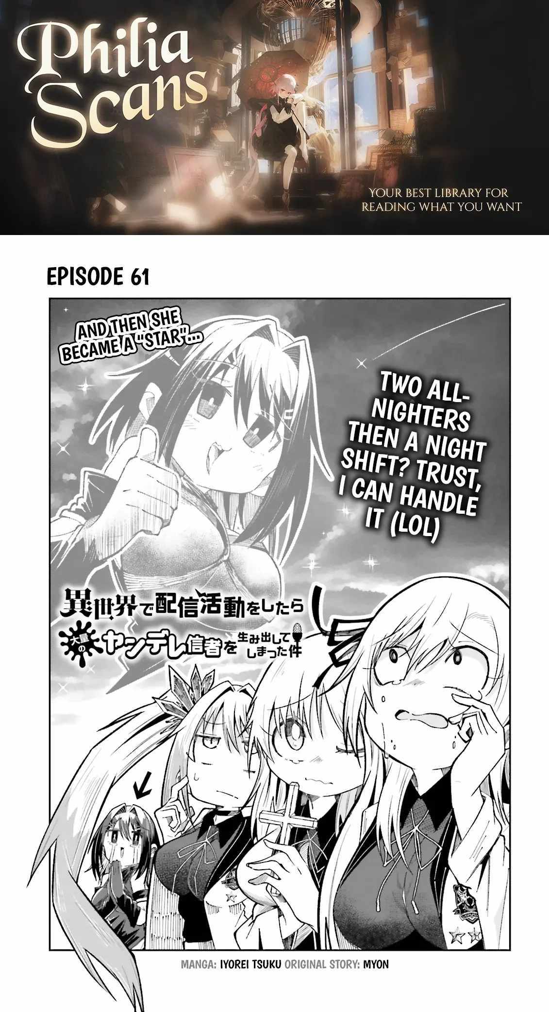 The Case In Which Streaming In Another World Led To The Creation Of A Massive Yandere Following Chapter 61 page 1 - 