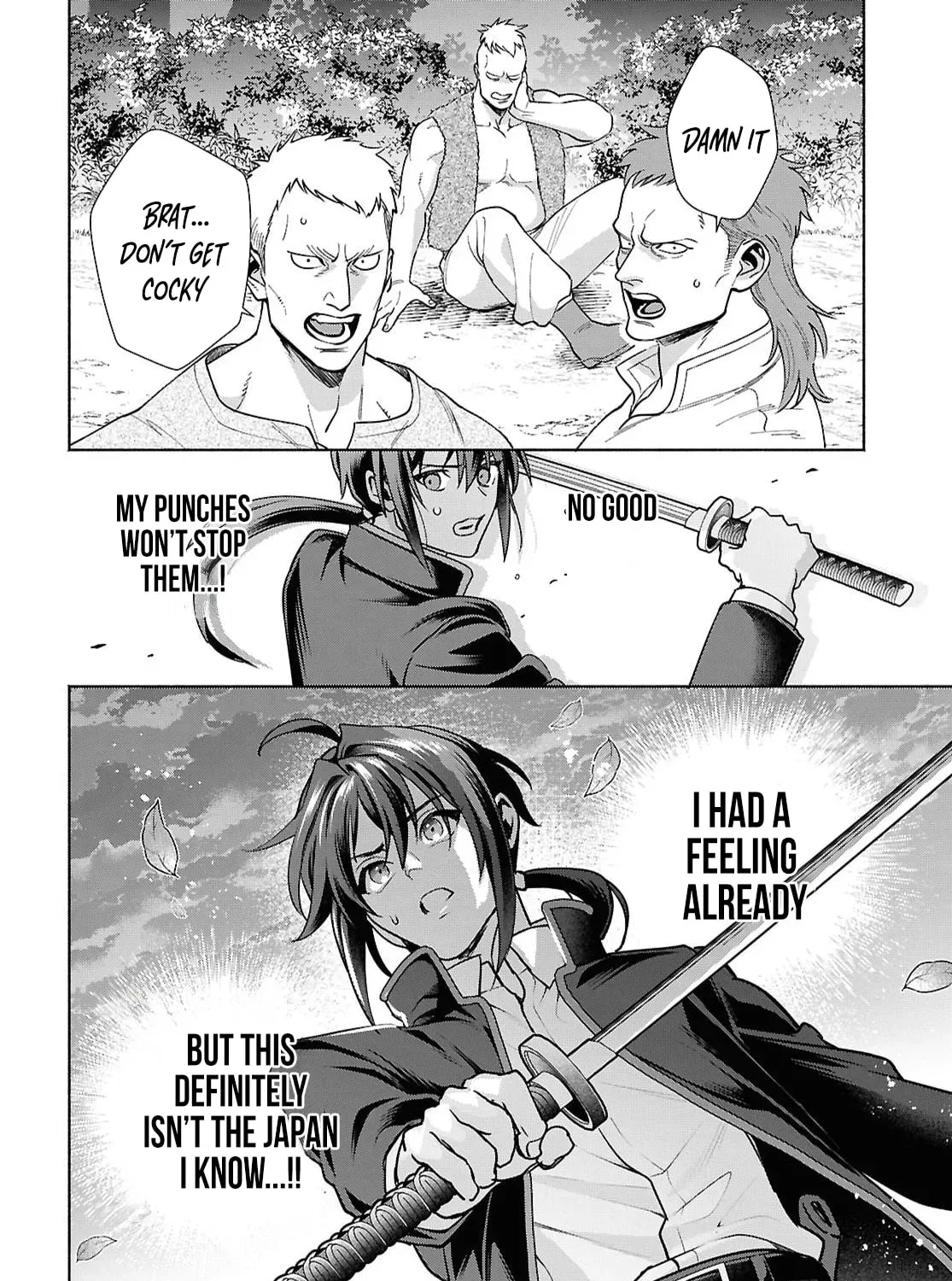 The Case of Getting Lost in Another World with a Cursed Demon Sword That Makes Me Horny. Chapter 1 page 57 - 