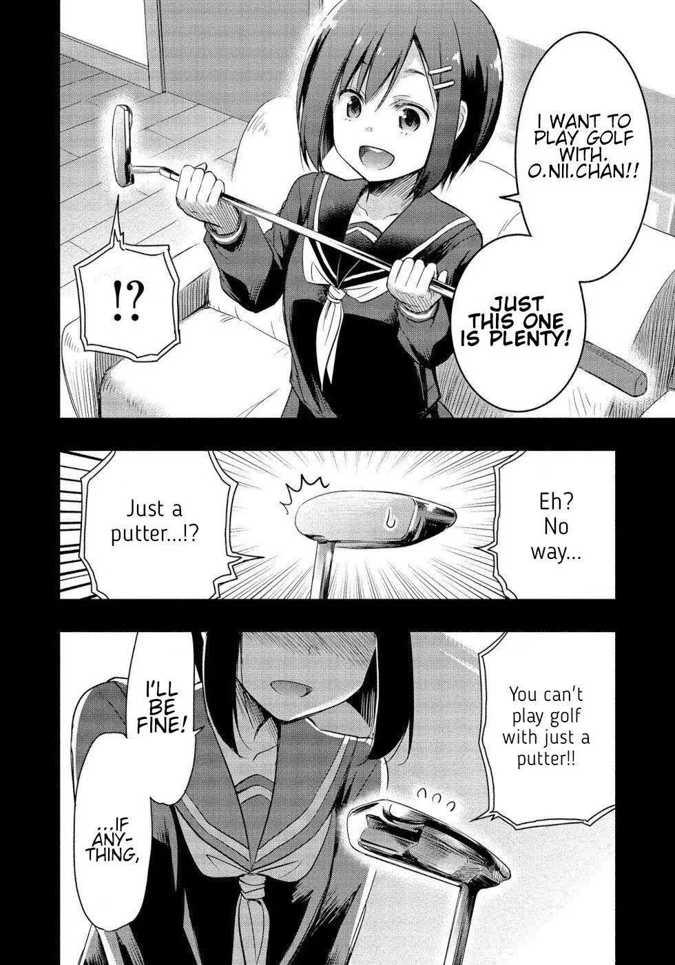 The Case of Me, a Pro Golfer, Being Reincarnated as My Little Sister’s Putter Chapter 1 page 44 - 