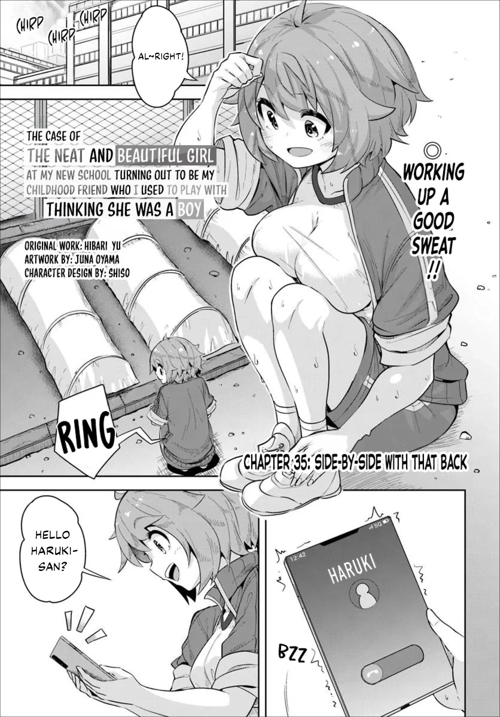 The Case of the Neat and Beautiful Girl at My New School Turning Out to Be My Childhood Friend Who I Used to Play with Thinking She Was a Boy Chapter 35 page 1 - 