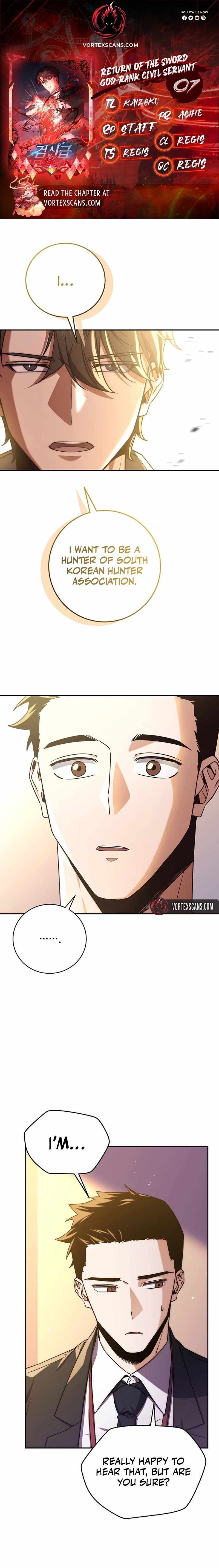 The Civil Servant of the Sword Returns Chapter 7 page 1 - 