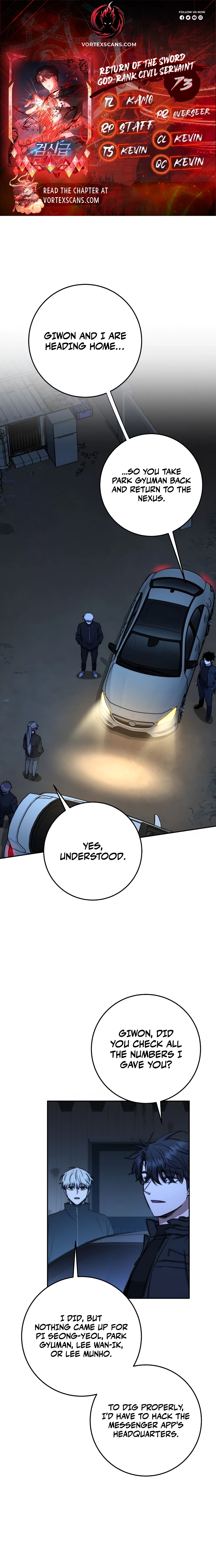 The Civil Servant of the Sword Returns Chapter 73 page 1 - 
