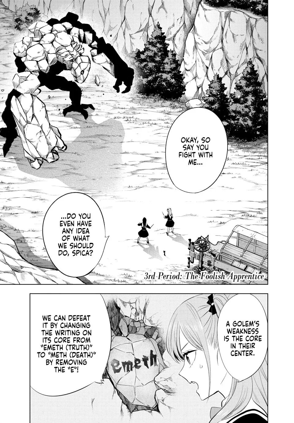 The Classroom of a Black Cat and a Witch Chapter 3 page 1 - 