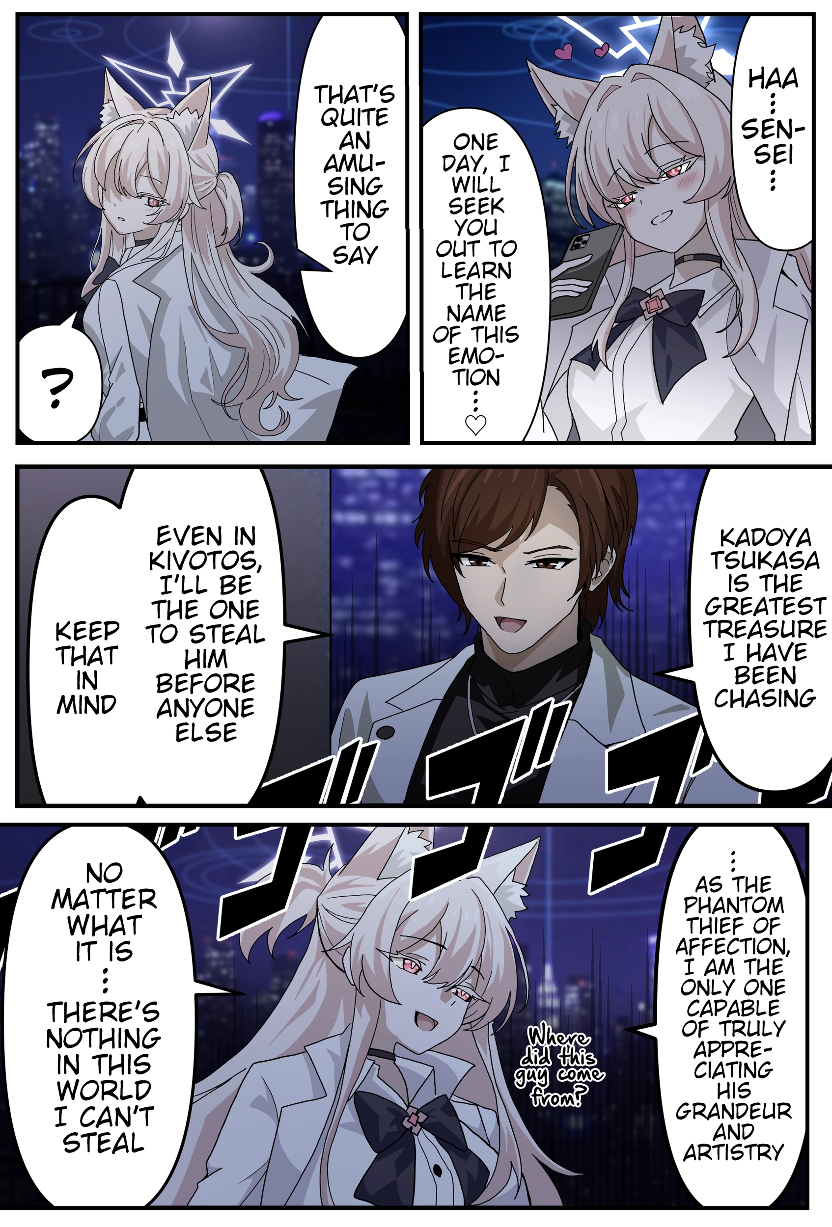 The concept of Tsukasa Kadoya-sensei