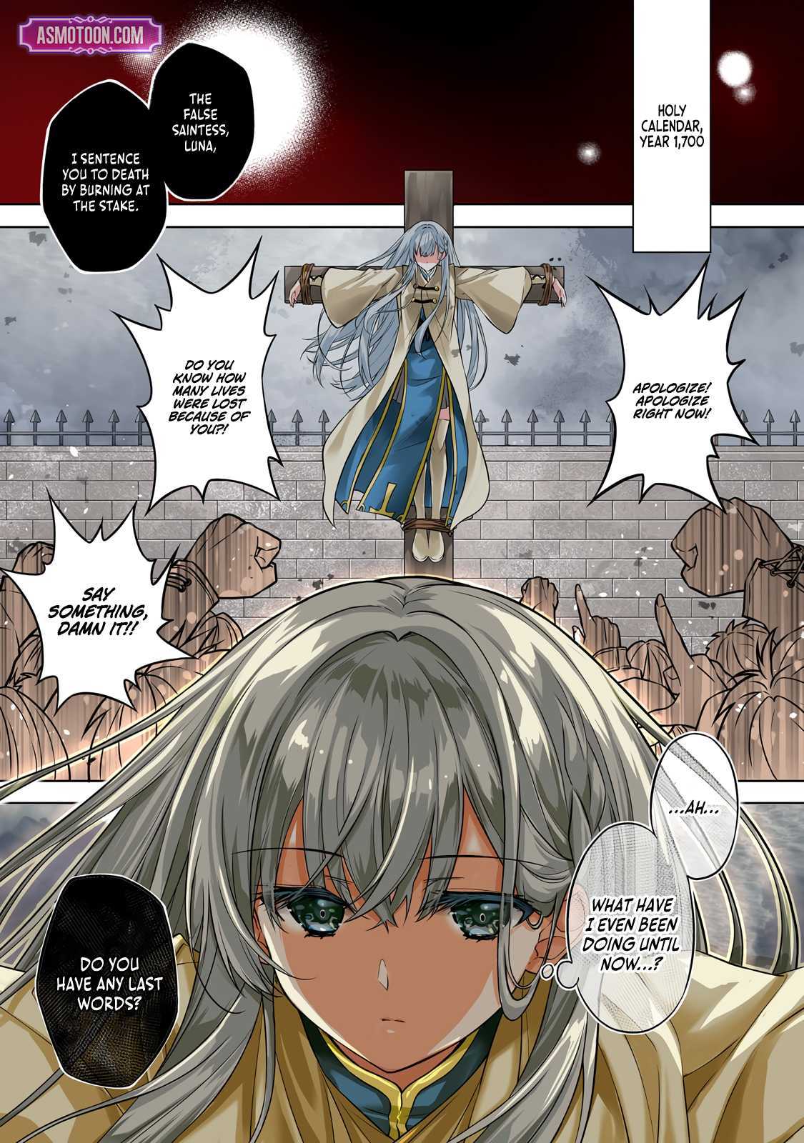 The Condemned Saintess Goes on the Path of a Villainess! Chapter 1 page 2 - 