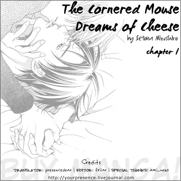 The Cornered Mouse Dreams of Cheese Chapter 1 page 3 - 
