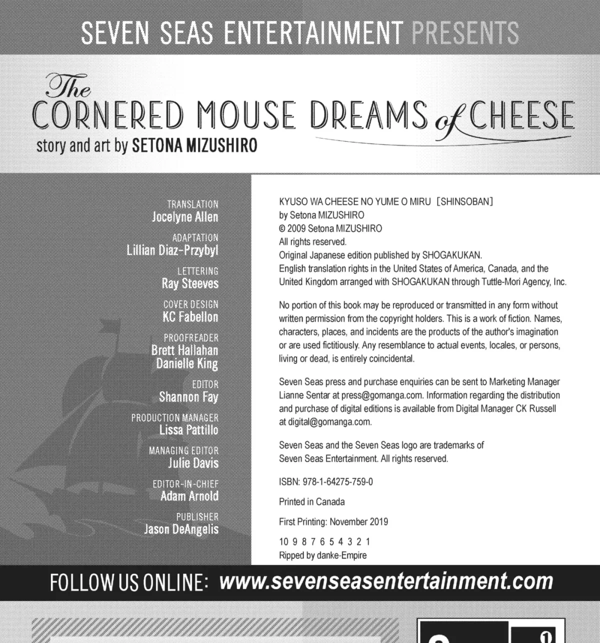 The Cornered Mouse Dreams of Cheese Chapter 6 page 127 - 