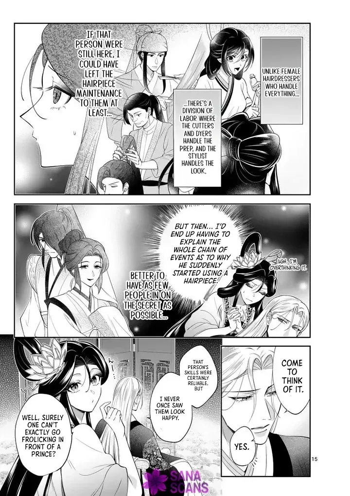 The Courtyard Hairdresser Lives Beside the Moon Chapter 6 page 15 - 