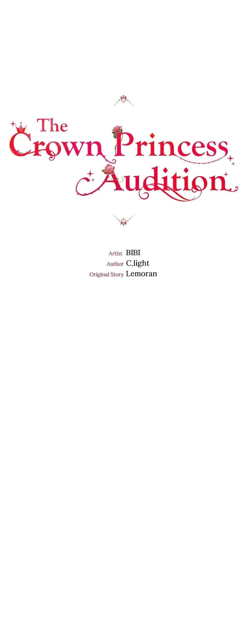 The Crown Princess Audition Chapter 96.1 page 1 - 