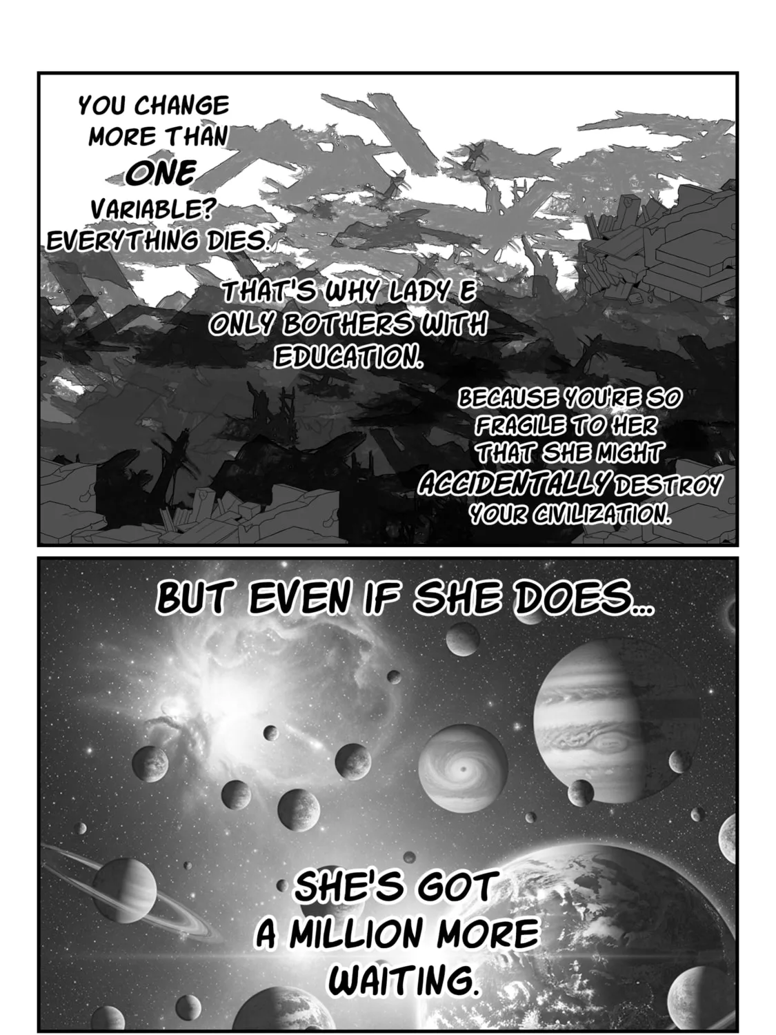 The Crushing Weight Of This Universe Chapter 14.1 page 7 - 