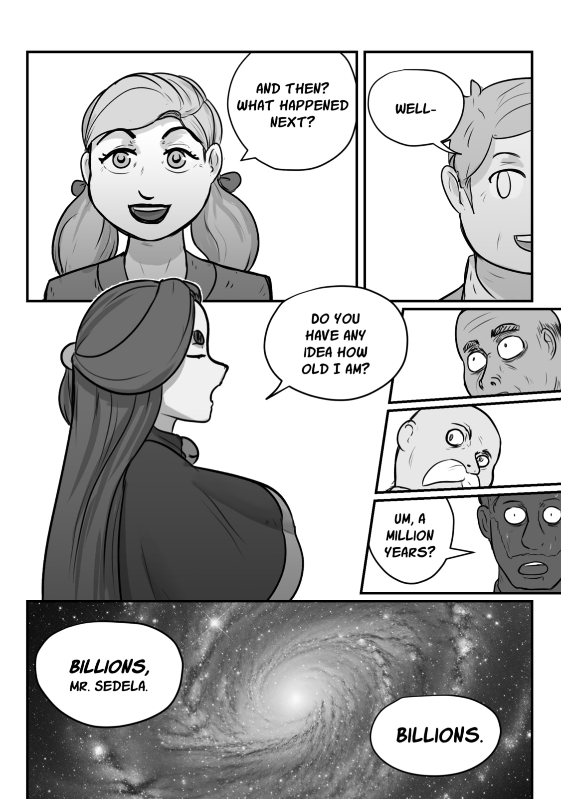 The Crushing Weight Of This Universe Chapter 3.2 page 8 - 