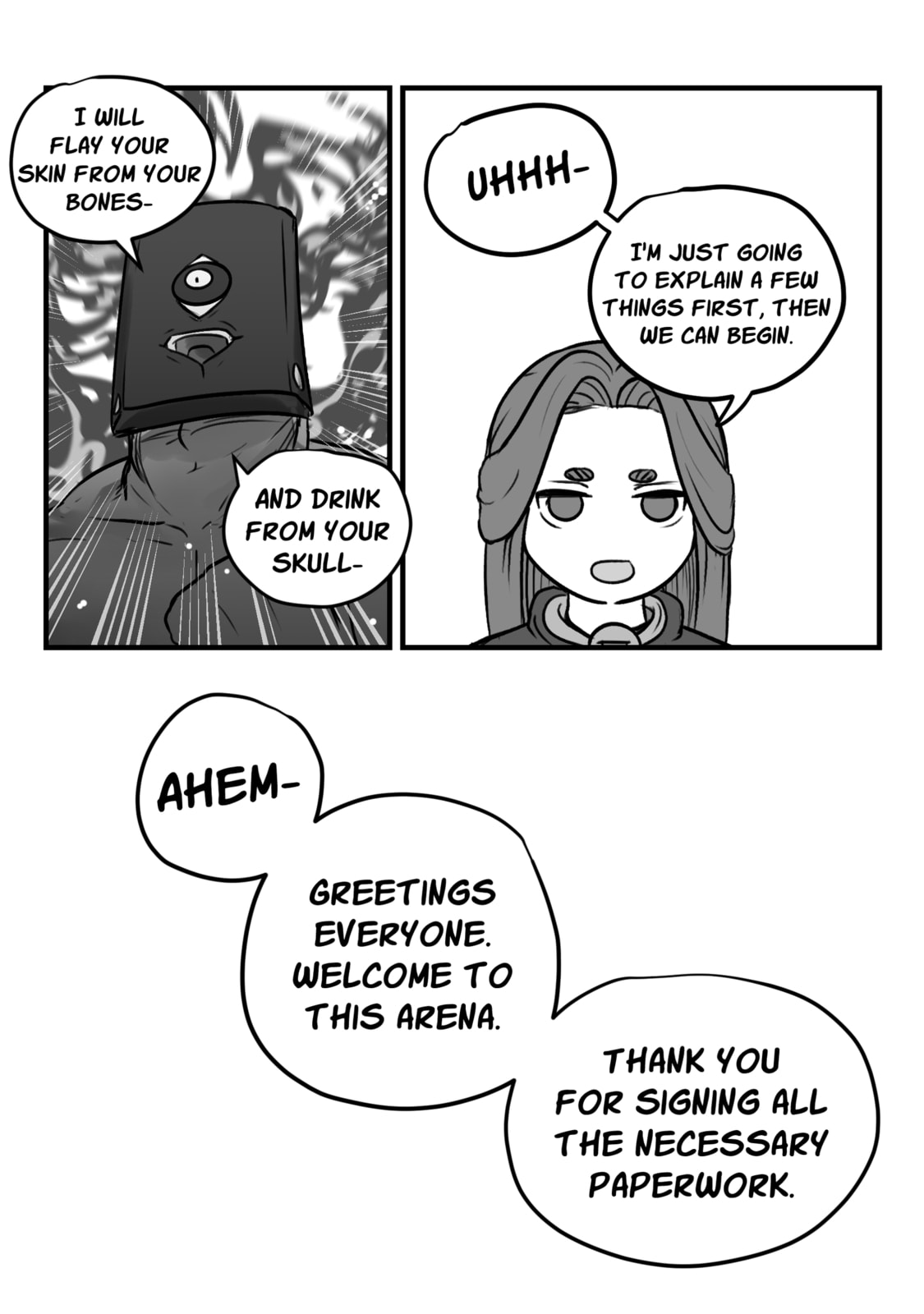 The Crushing Weight Of This Universe Chapter 3.4 page 18 - 