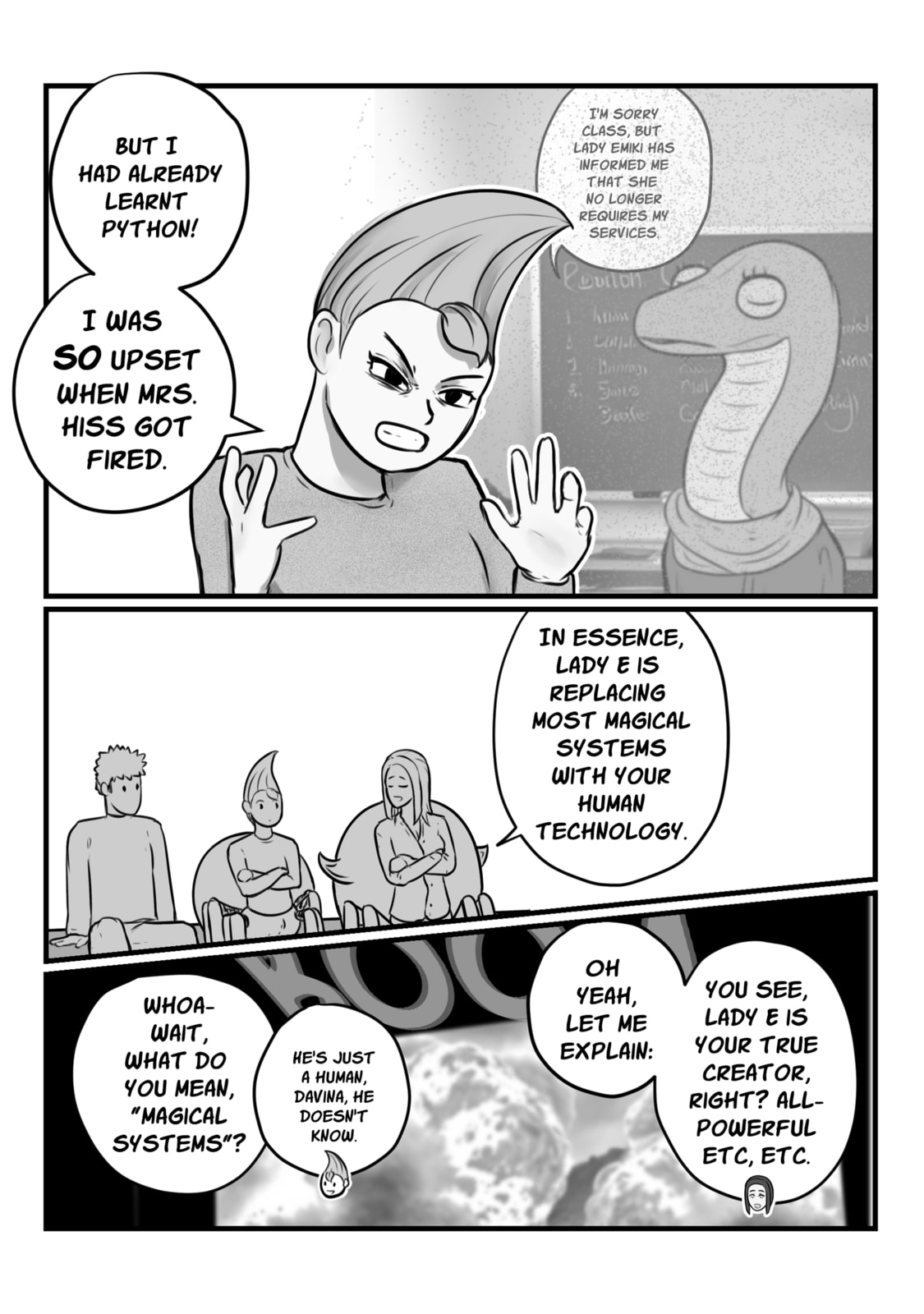 The Crushing Weight Of This Universe Chapter 3.6 page 16 - 