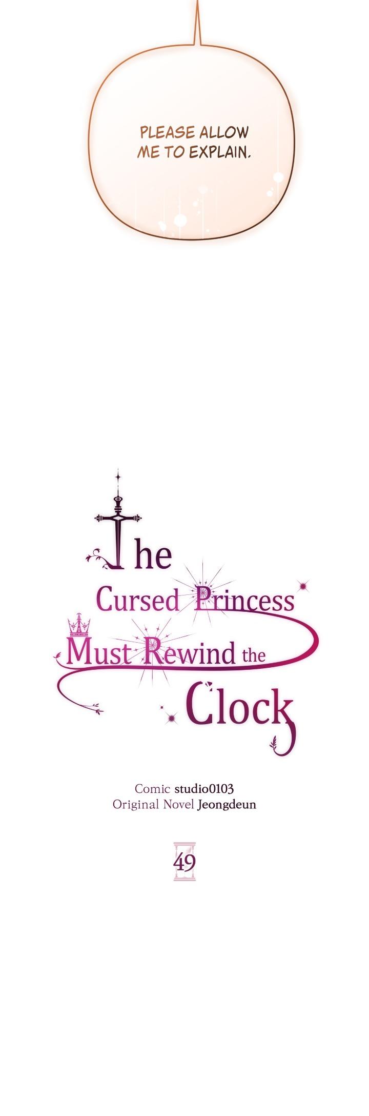 The Cursed Princess Must Rewind the Clock Chapter 49 page 23 - 