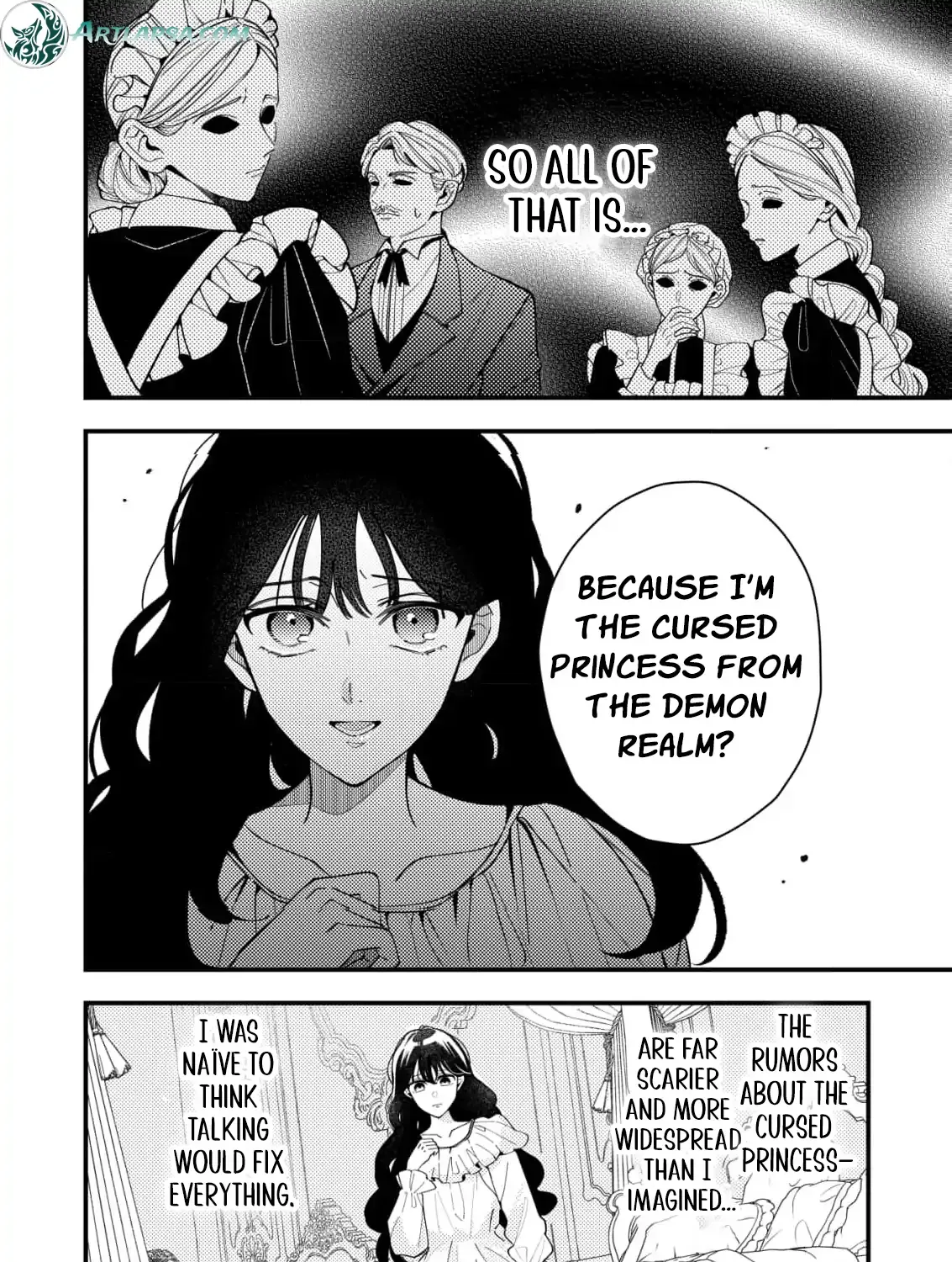 The Cursed Princess of the Night Kingdom Melts the Heart of the Reclusive Sun Prince Chapter 3 page 23 - 