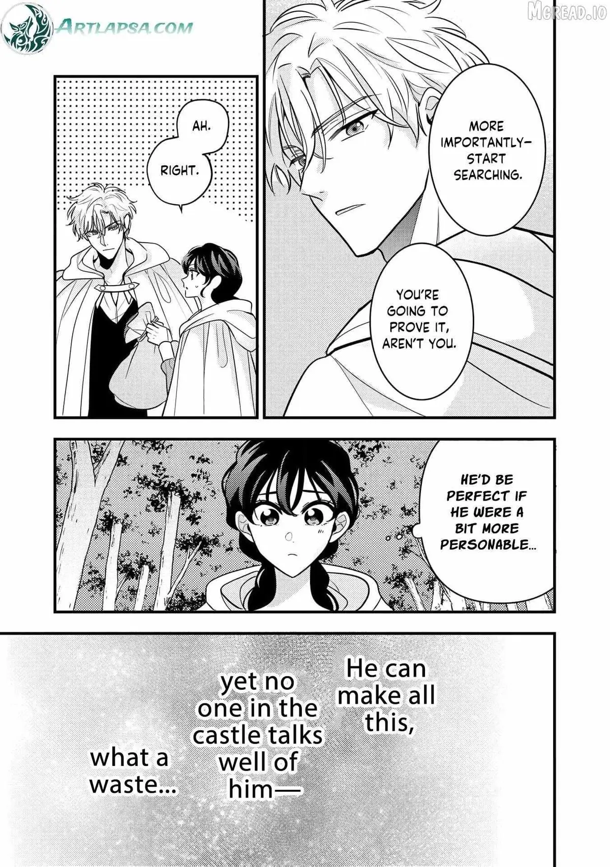 The Cursed Princess of the Night Kingdom Melts the Heart of the Reclusive Sun Prince Chapter 9 page 8 - 