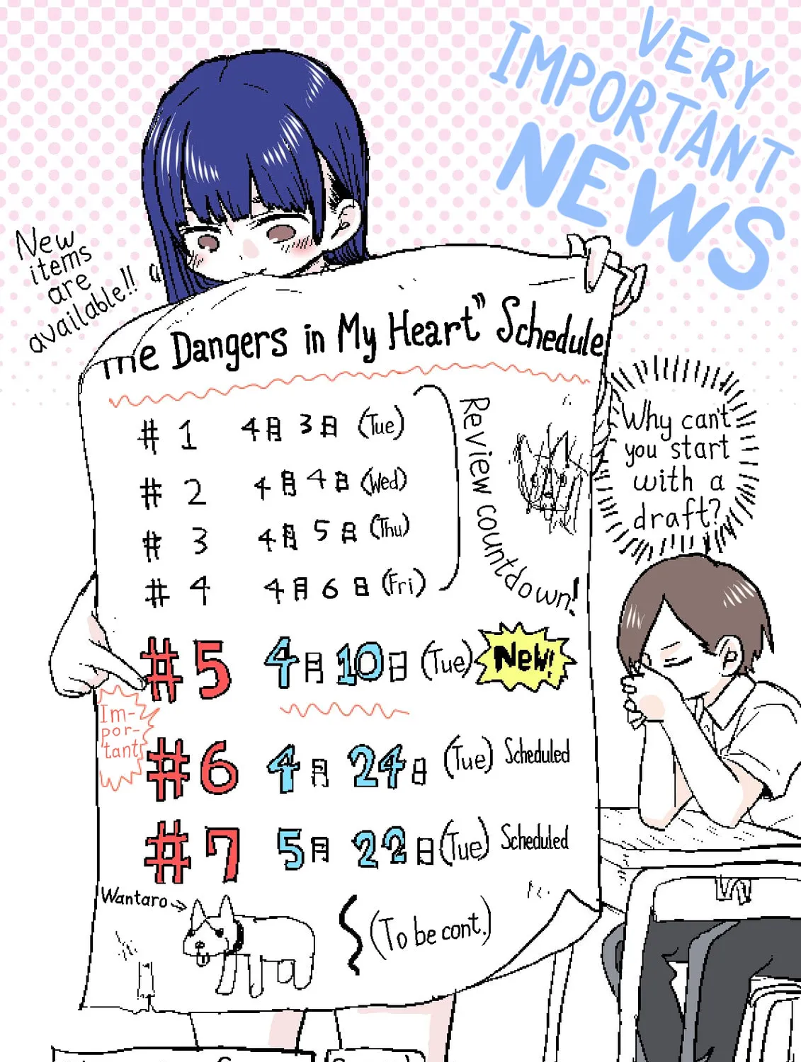 The Dangers in My Heart Chapter 4.2 page 1 - 