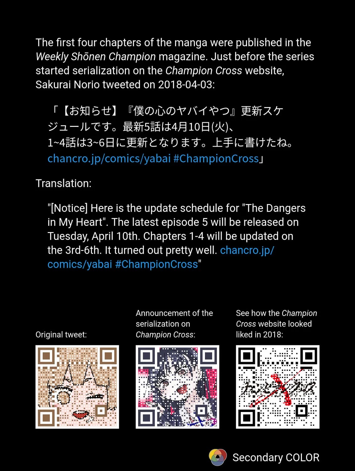 The Dangers in My Heart Chapter 4.2 page 3 - 