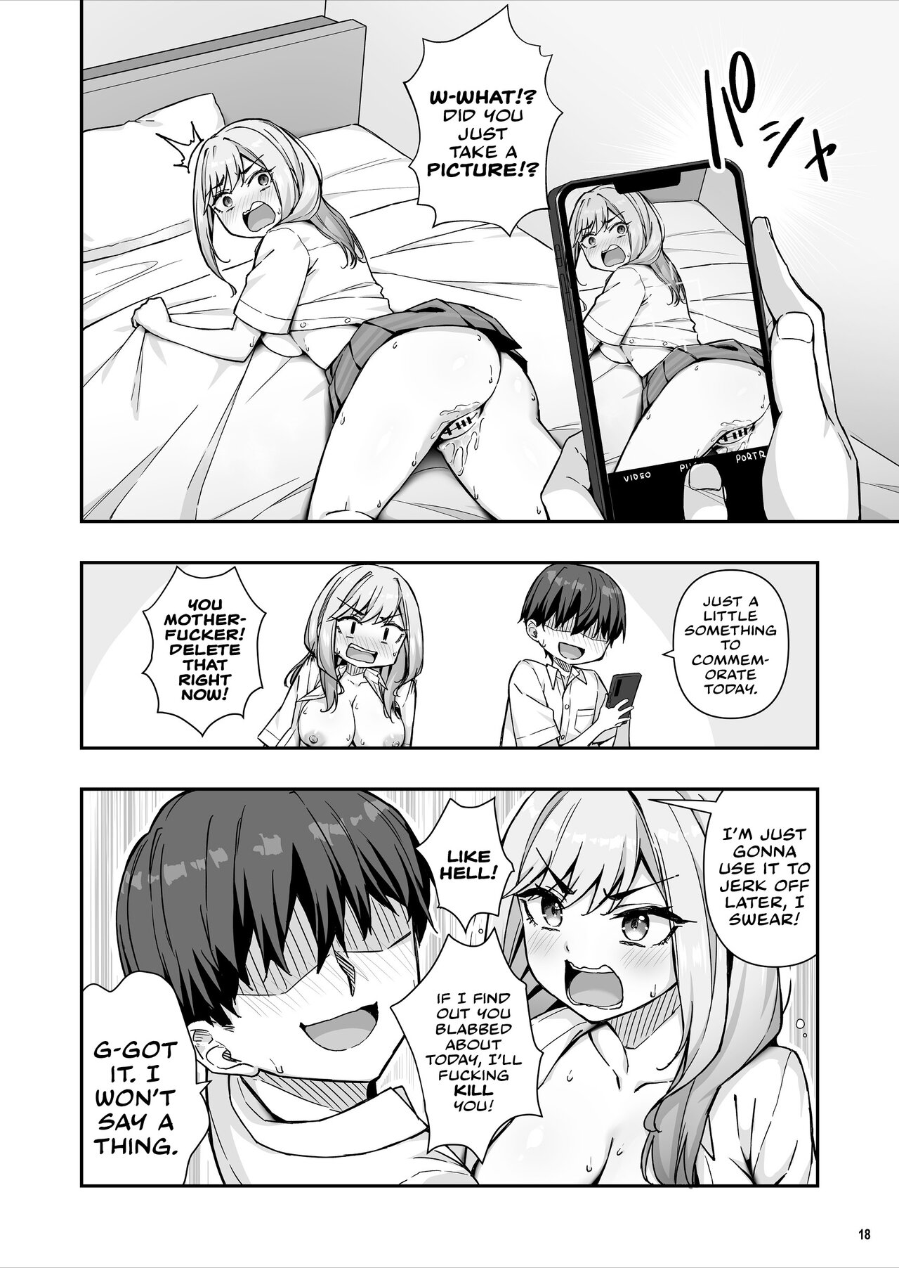 The Delinquent Gyaru That I Fantasize About Found Out! Chapter 1 page 19 - 