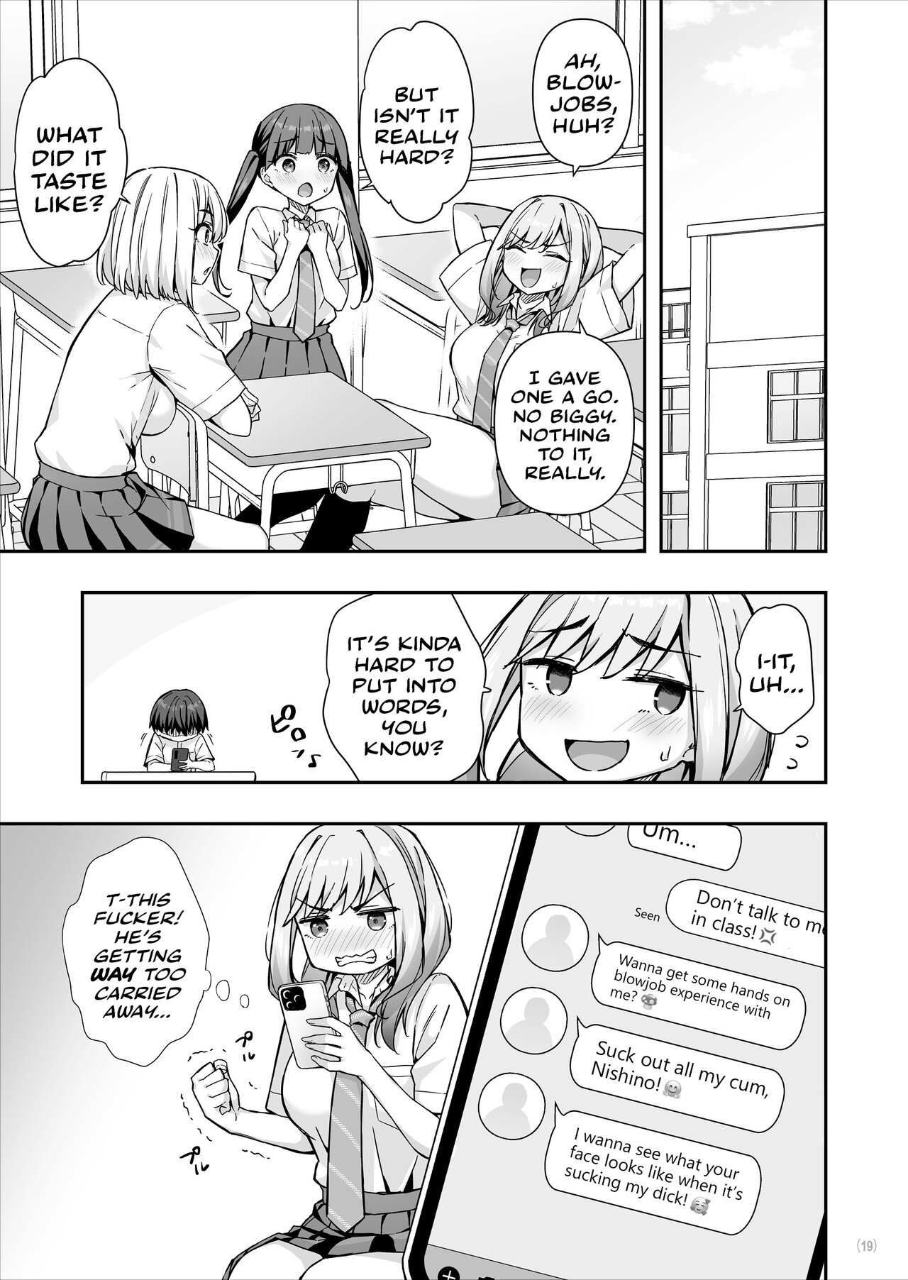 The Delinquent Gyaru That I Fantasize About Found Out! Chapter 1 page 20 - 