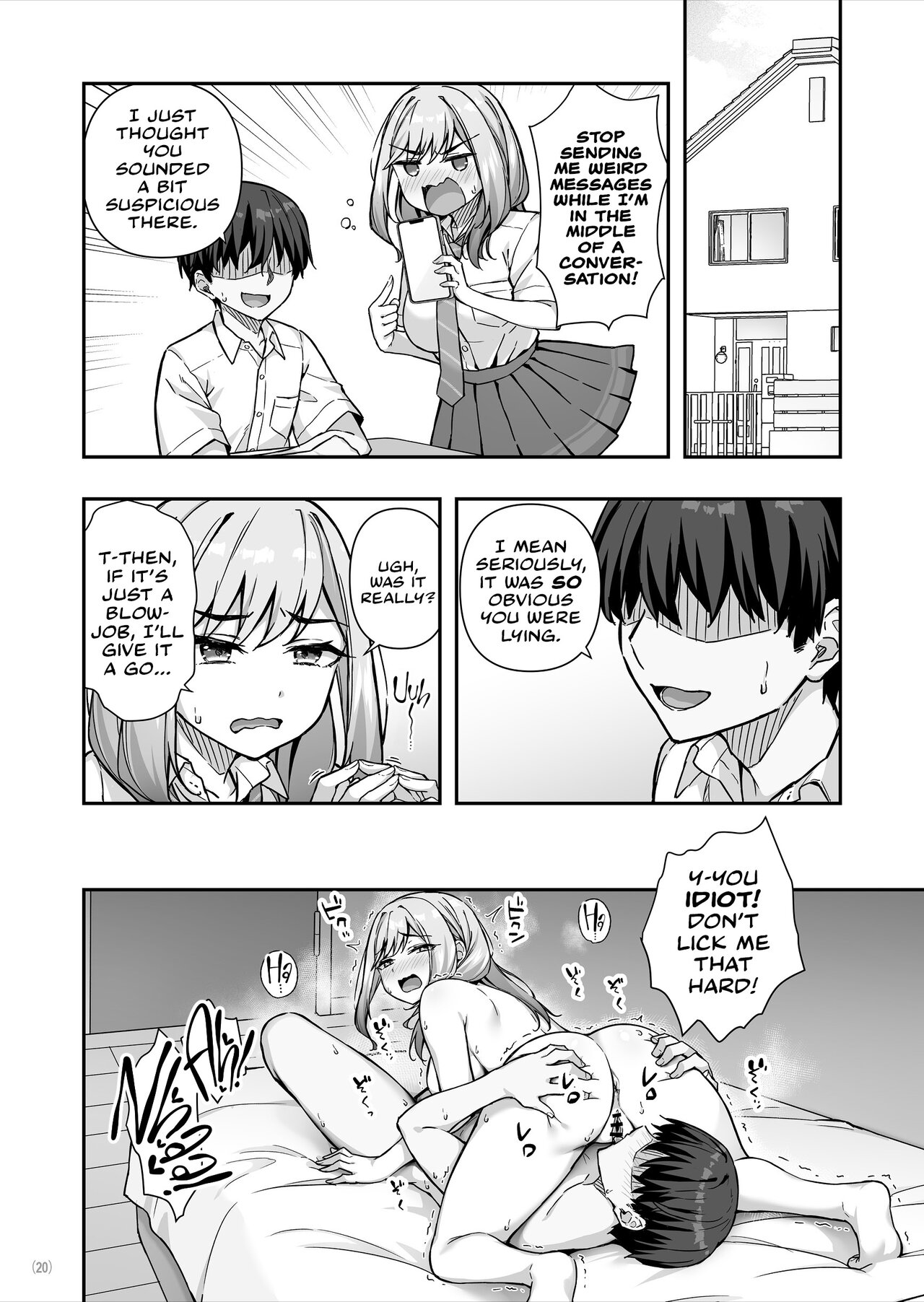 The Delinquent Gyaru That I Fantasize About Found Out! Chapter 1 page 21 - 