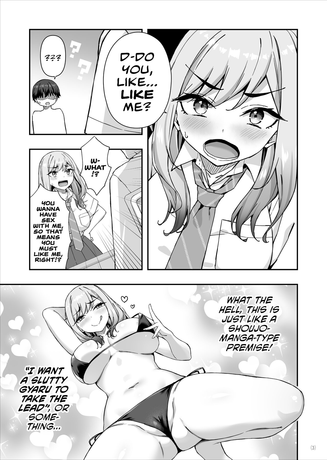 The Delinquent Gyaru That I Fantasize About Found Out! Chapter 1 page 4 - 