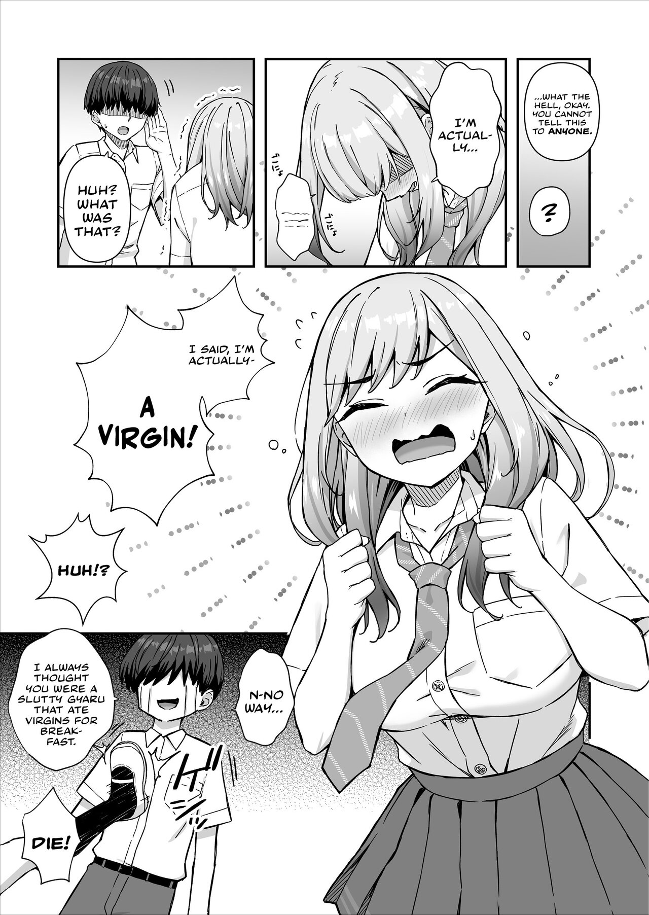 The Delinquent Gyaru That I Fantasize About Found Out! Chapter 1 page 6 - 