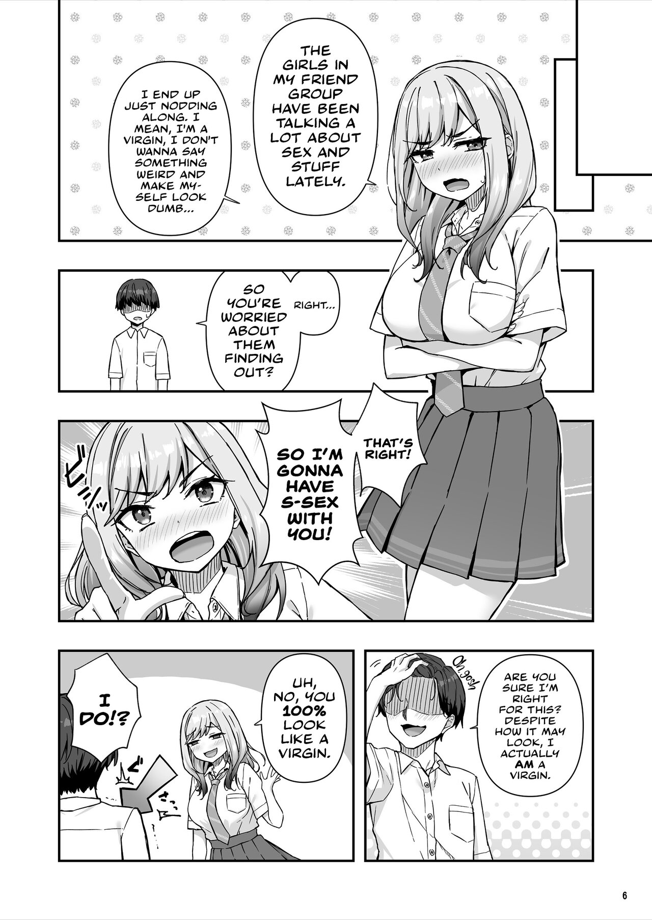 The Delinquent Gyaru That I Fantasize About Found Out! Chapter 1 page 7 - 