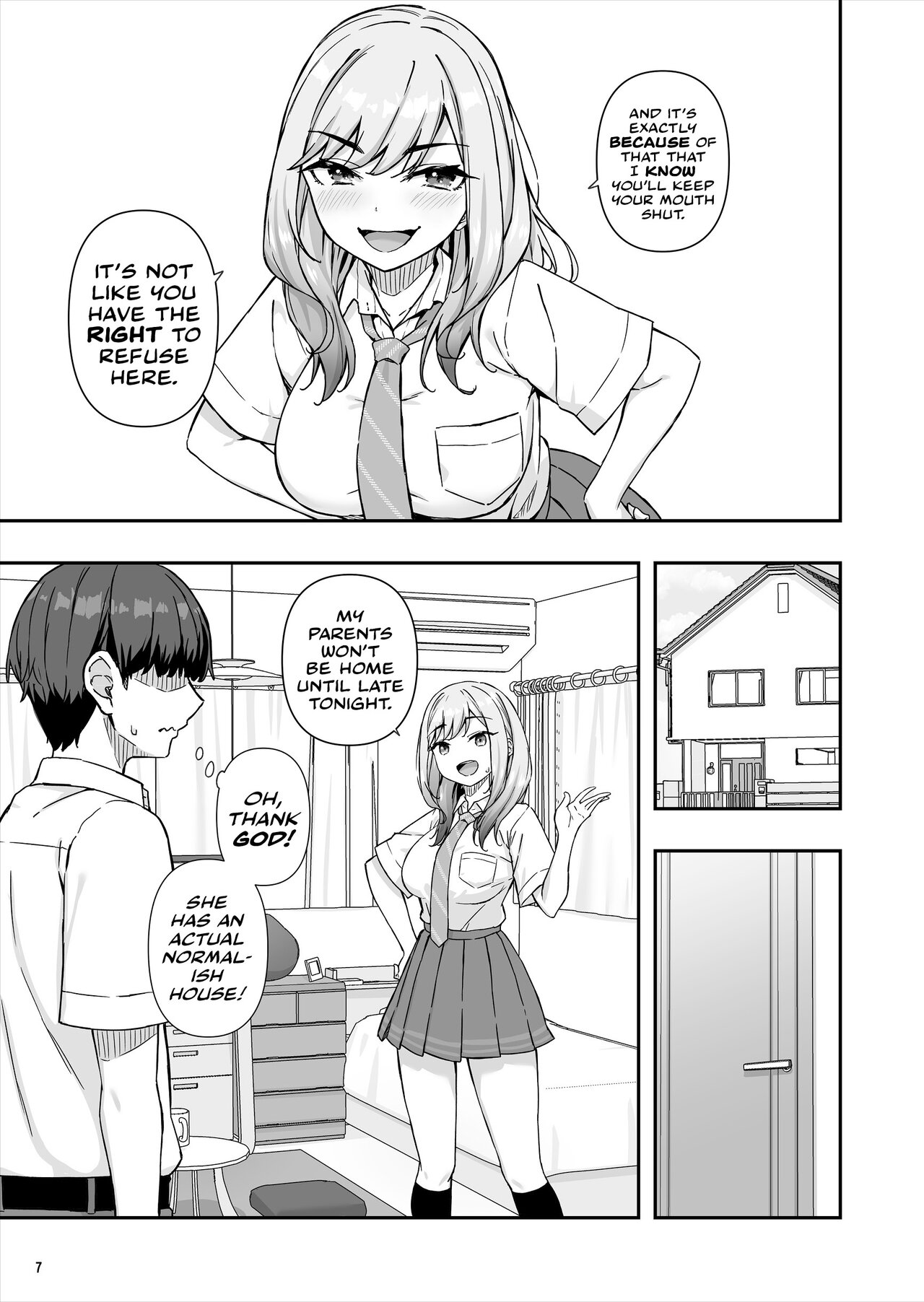 The Delinquent Gyaru That I Fantasize About Found Out! Chapter 1 page 8 - 