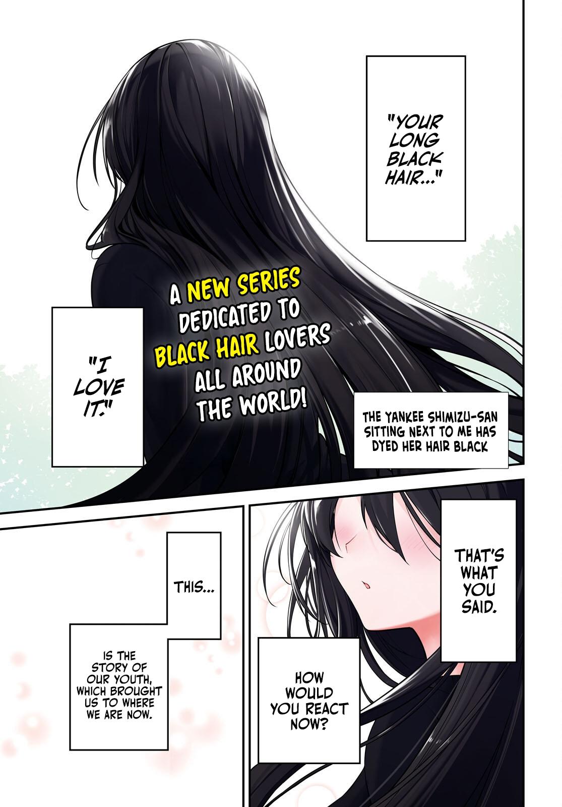 The Delinquent Shimizu-san Sitting Next to Me Has Dyed Her Hair Black Chapter 1 page 1 - 
