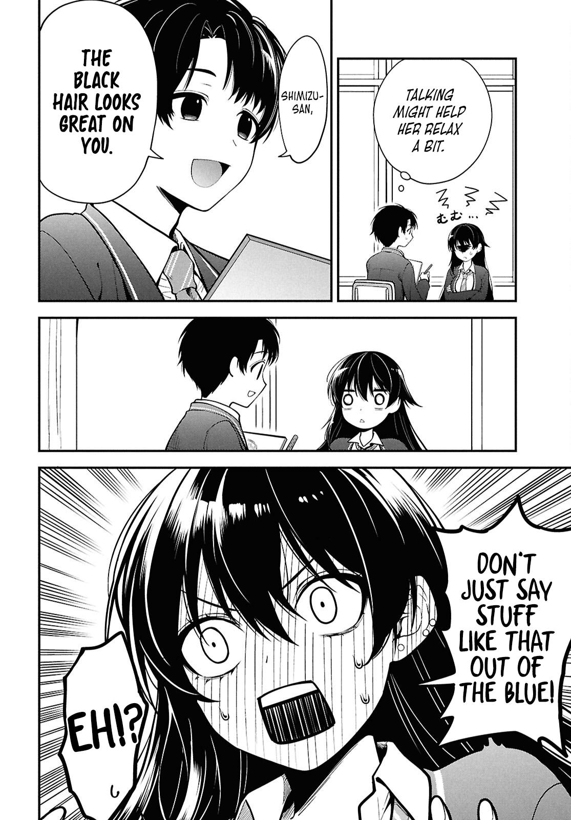 The Delinquent Shimizu-san Sitting Next to Me Has Dyed Her Hair Black Chapter 1 page 25 - 