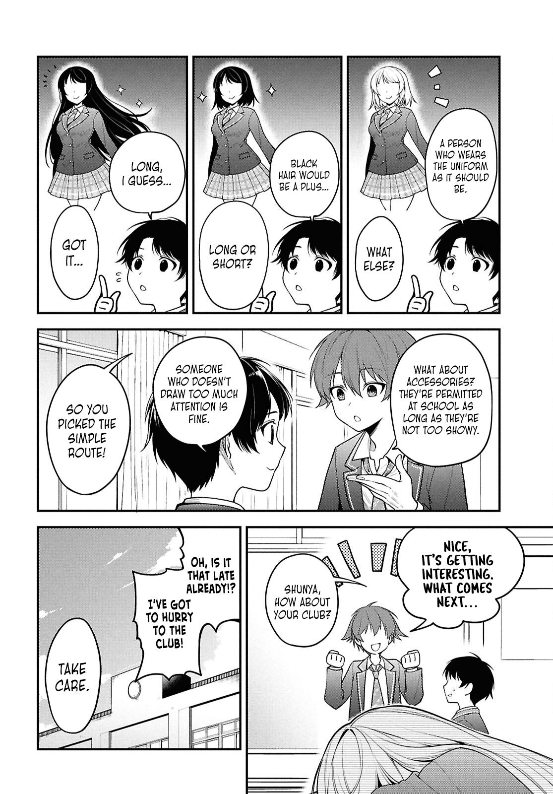 The Delinquent Shimizu-san Sitting Next to Me Has Dyed Her Hair Black Chapter 1 page 8 - 