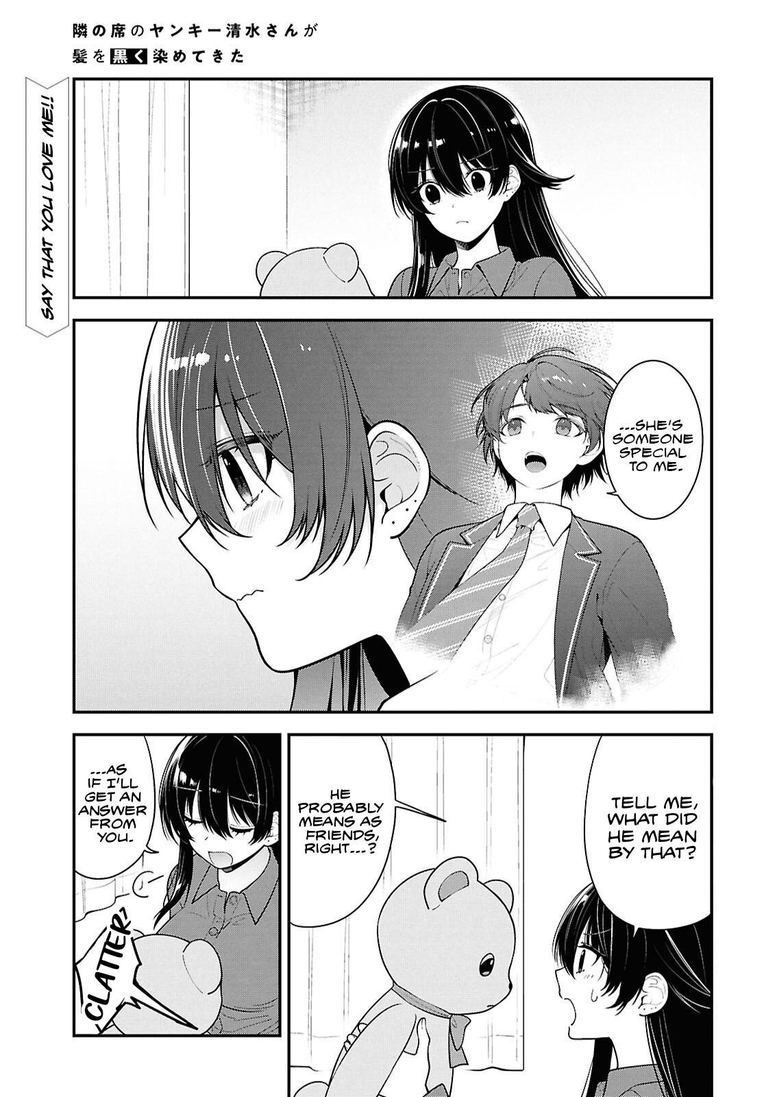 The Delinquent Shimizu-san Sitting Next to Me Has Dyed Her Hair Black Chapter 10.1 page 2 - 