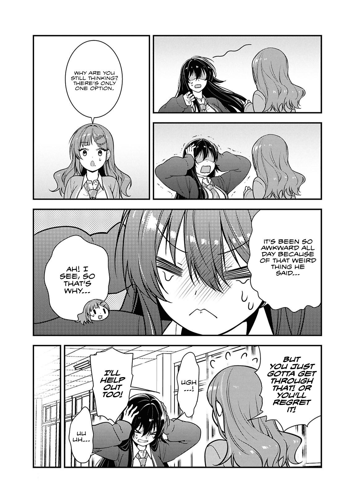 The Delinquent Shimizu-san Sitting Next to Me Has Dyed Her Hair Black Chapter 10.1 page 30 - 