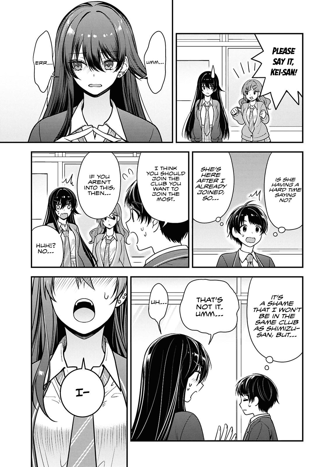 The Delinquent Shimizu-san Sitting Next to Me Has Dyed Her Hair Black Chapter 10.1 page 32 - 