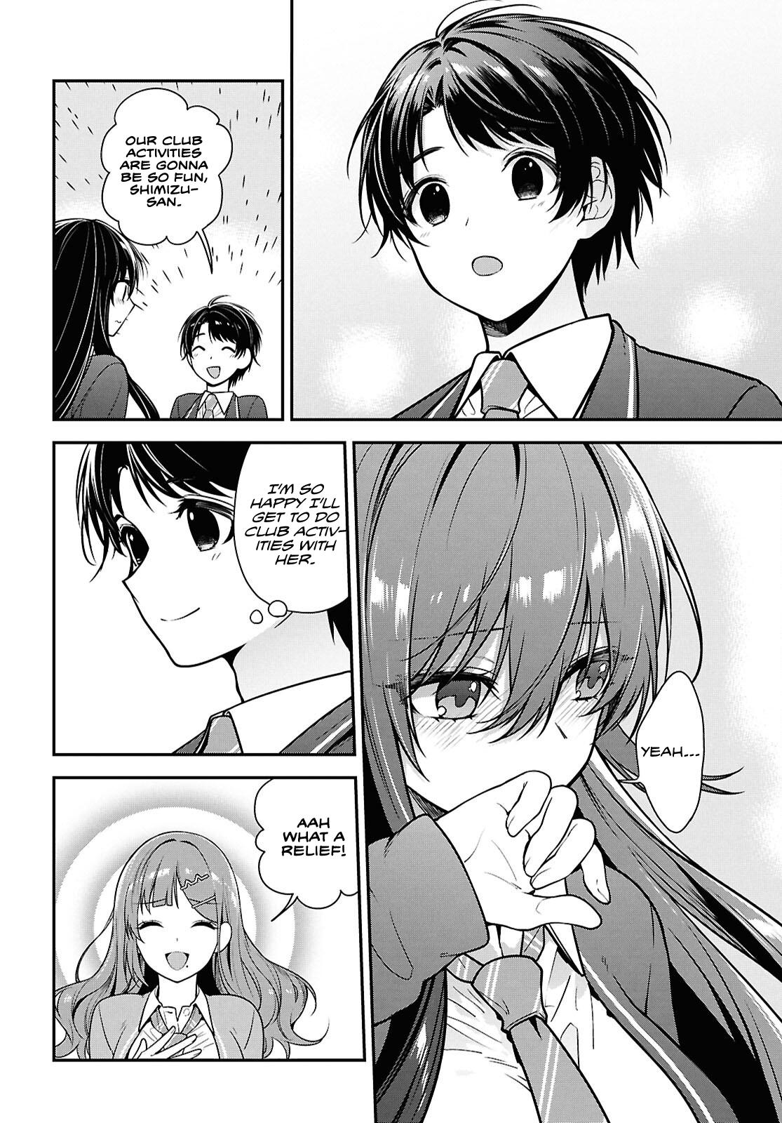The Delinquent Shimizu-san Sitting Next to Me Has Dyed Her Hair Black Chapter 10.1 page 34 - 