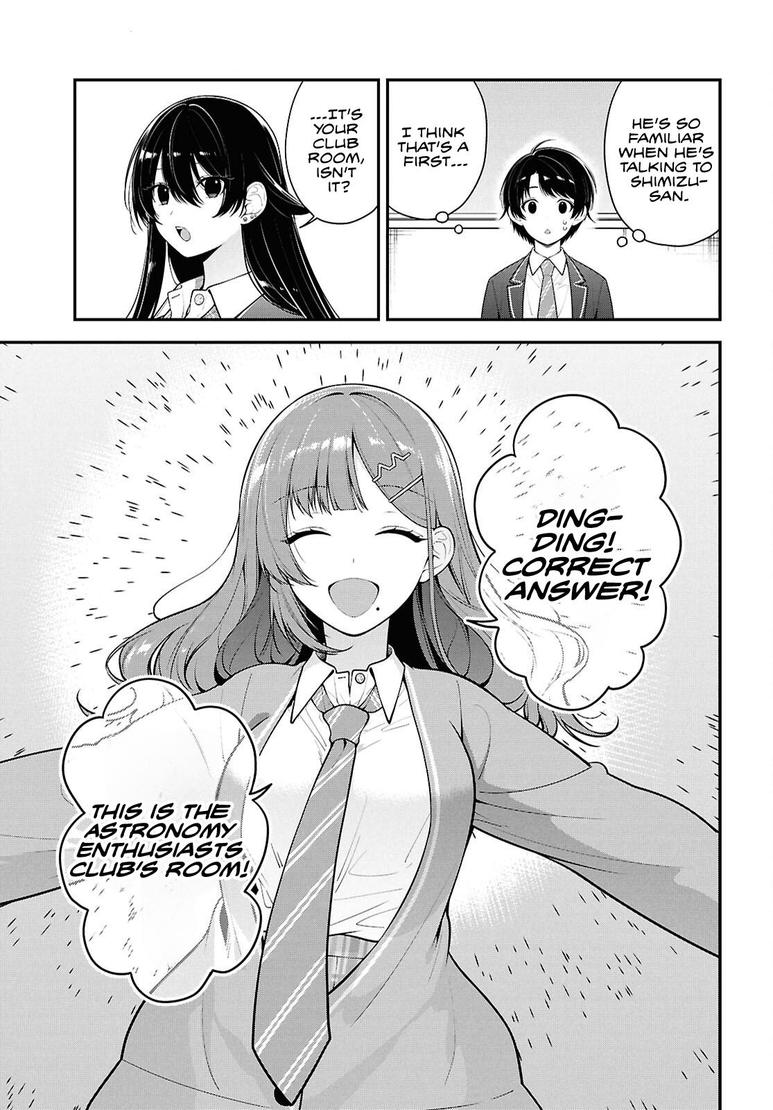 The Delinquent Shimizu-san Sitting Next to Me Has Dyed Her Hair Black Chapter 10 page 18 - 