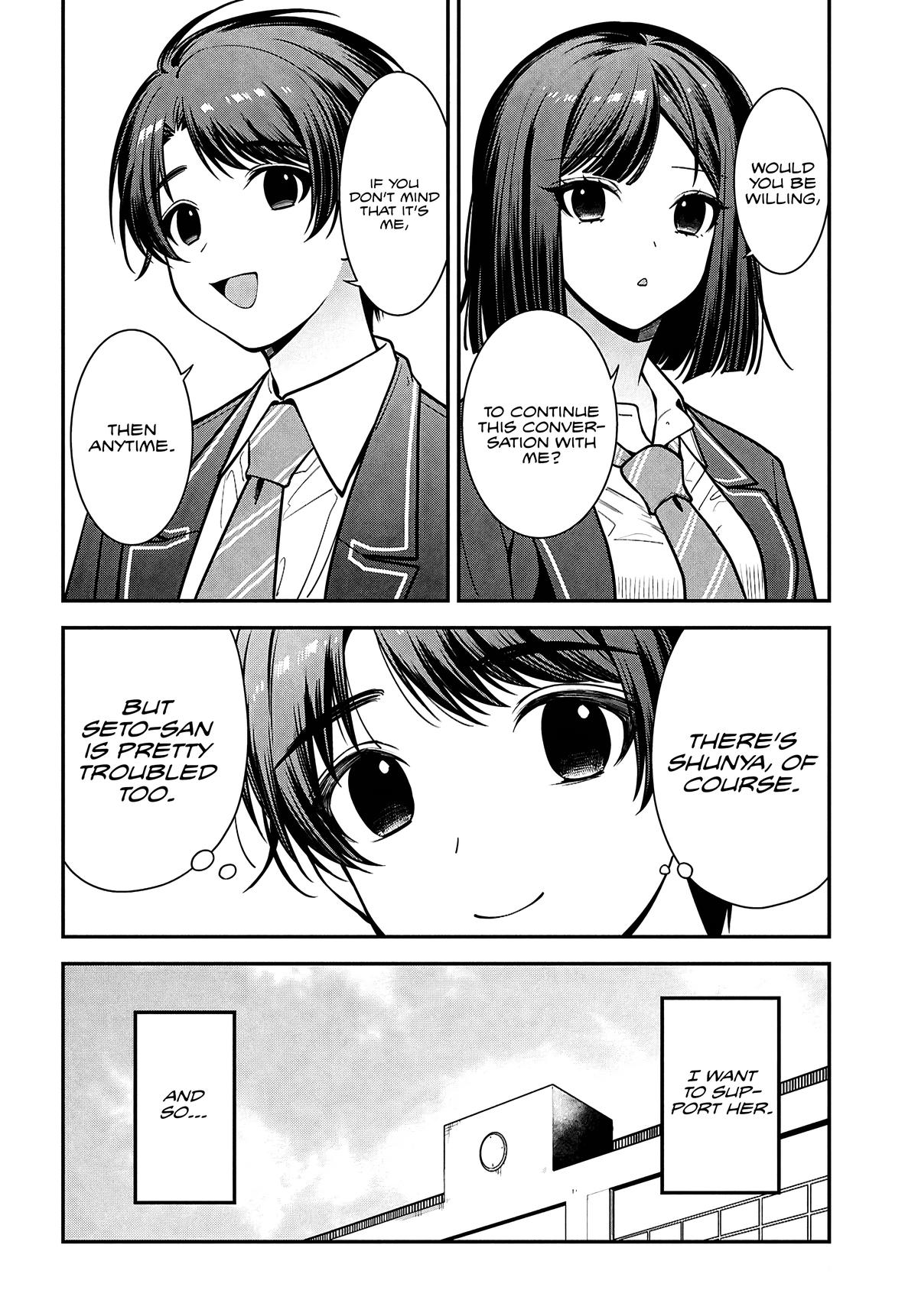 The Delinquent Shimizu-san Sitting Next to Me Has Dyed Her Hair Black Chapter 11 page 14 - 
