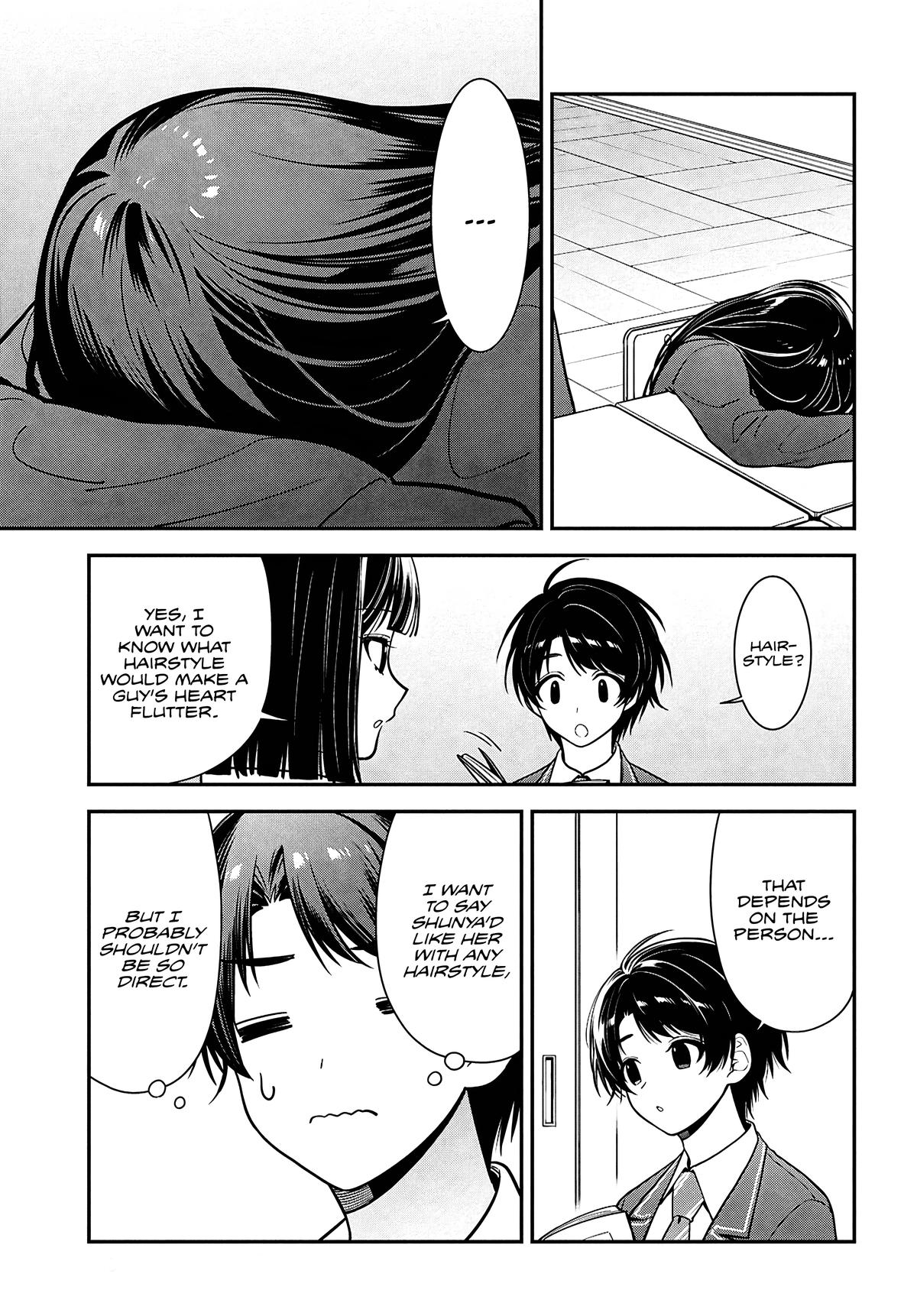 The Delinquent Shimizu-san Sitting Next to Me Has Dyed Her Hair Black Chapter 11 page 17 - 