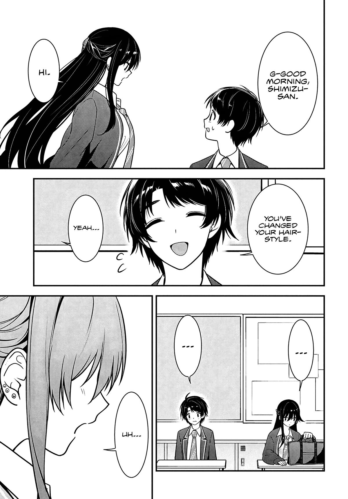 The Delinquent Shimizu-san Sitting Next to Me Has Dyed Her Hair Black Chapter 11 page 27 - 