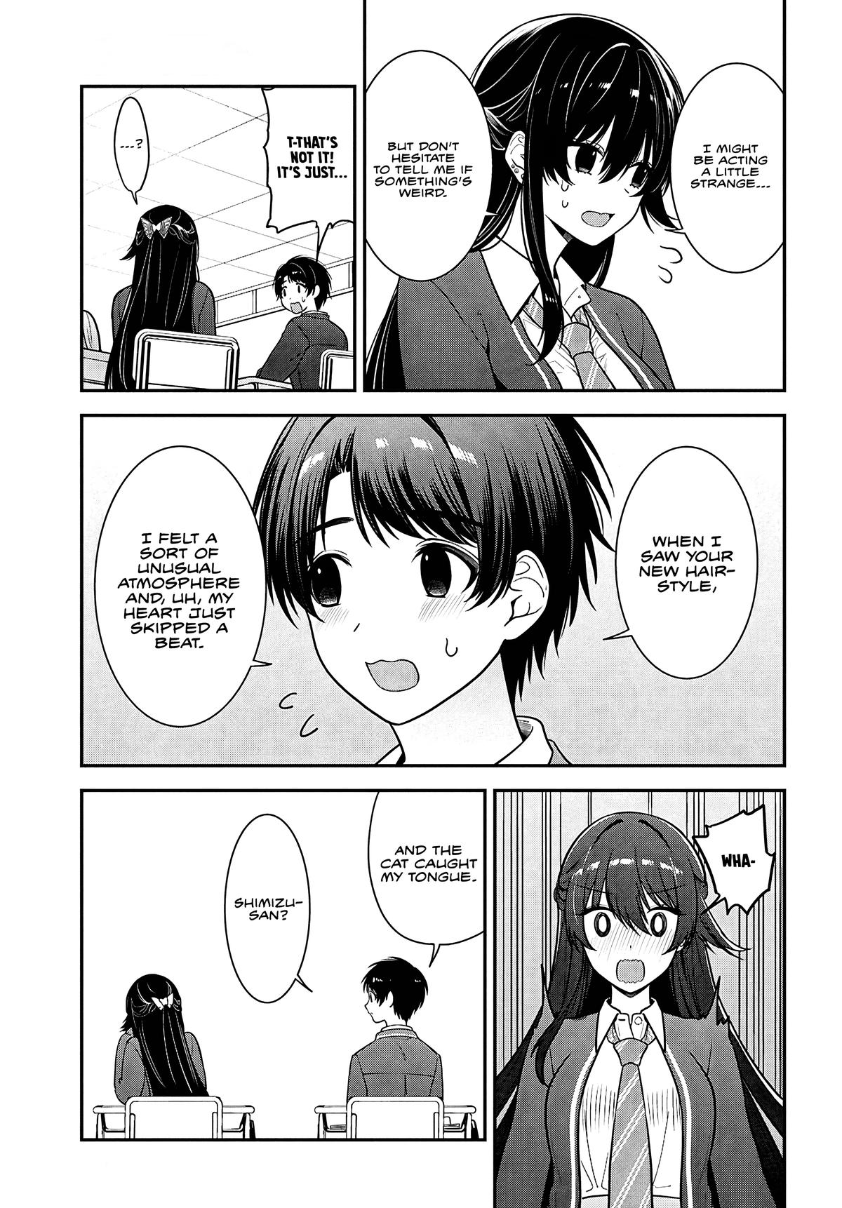 The Delinquent Shimizu-san Sitting Next to Me Has Dyed Her Hair Black Chapter 11 page 31 - 