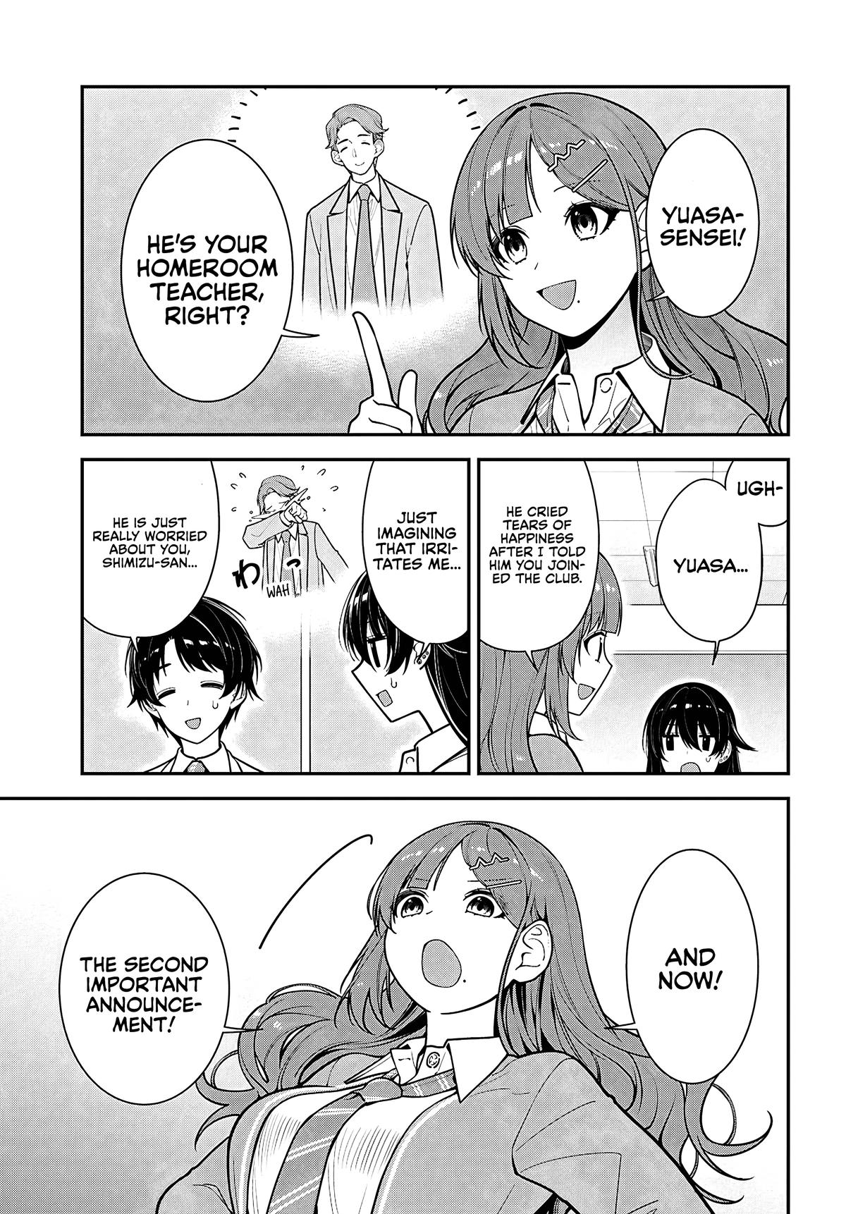 The Delinquent Shimizu-san Sitting Next to Me Has Dyed Her Hair Black Chapter 12 page 1 - 
