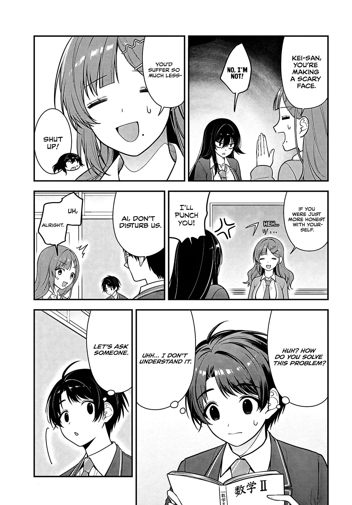 The Delinquent Shimizu-san Sitting Next to Me Has Dyed Her Hair Black Chapter 12 page 15 - 