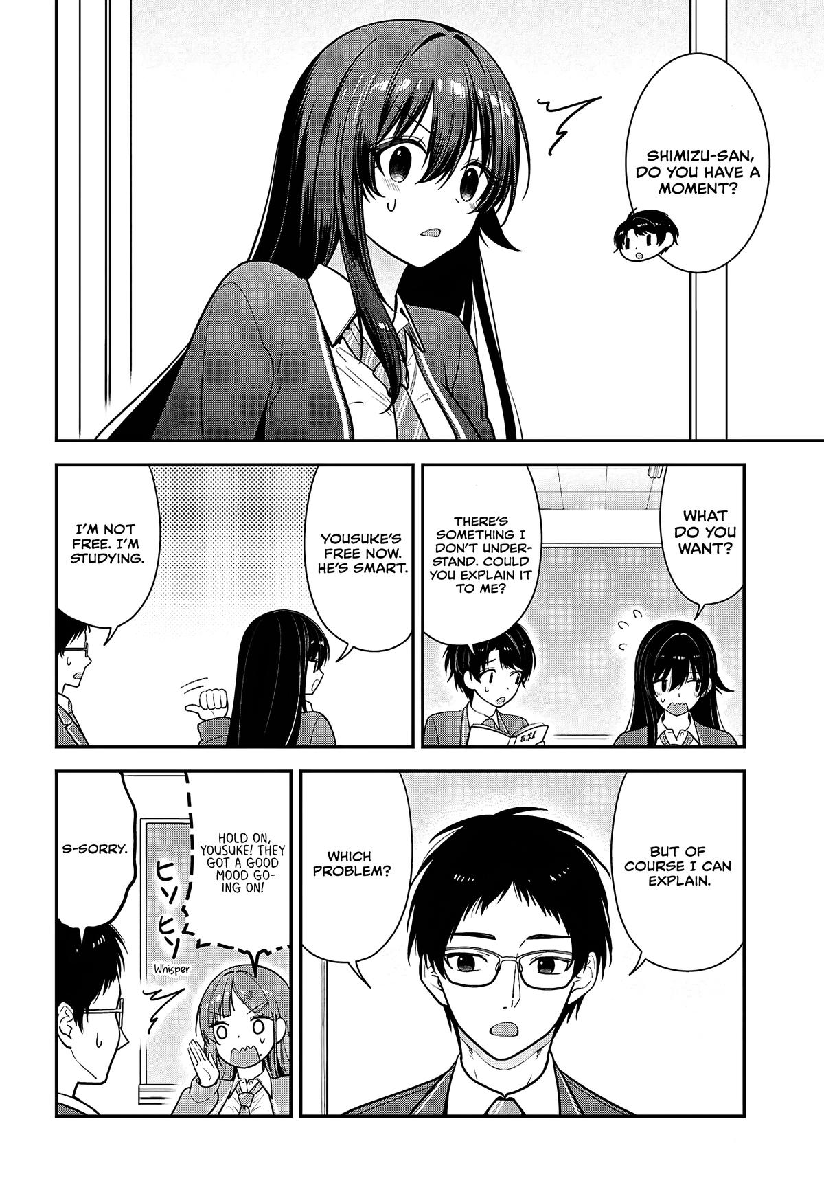 The Delinquent Shimizu-san Sitting Next to Me Has Dyed Her Hair Black Chapter 12 page 16 - 