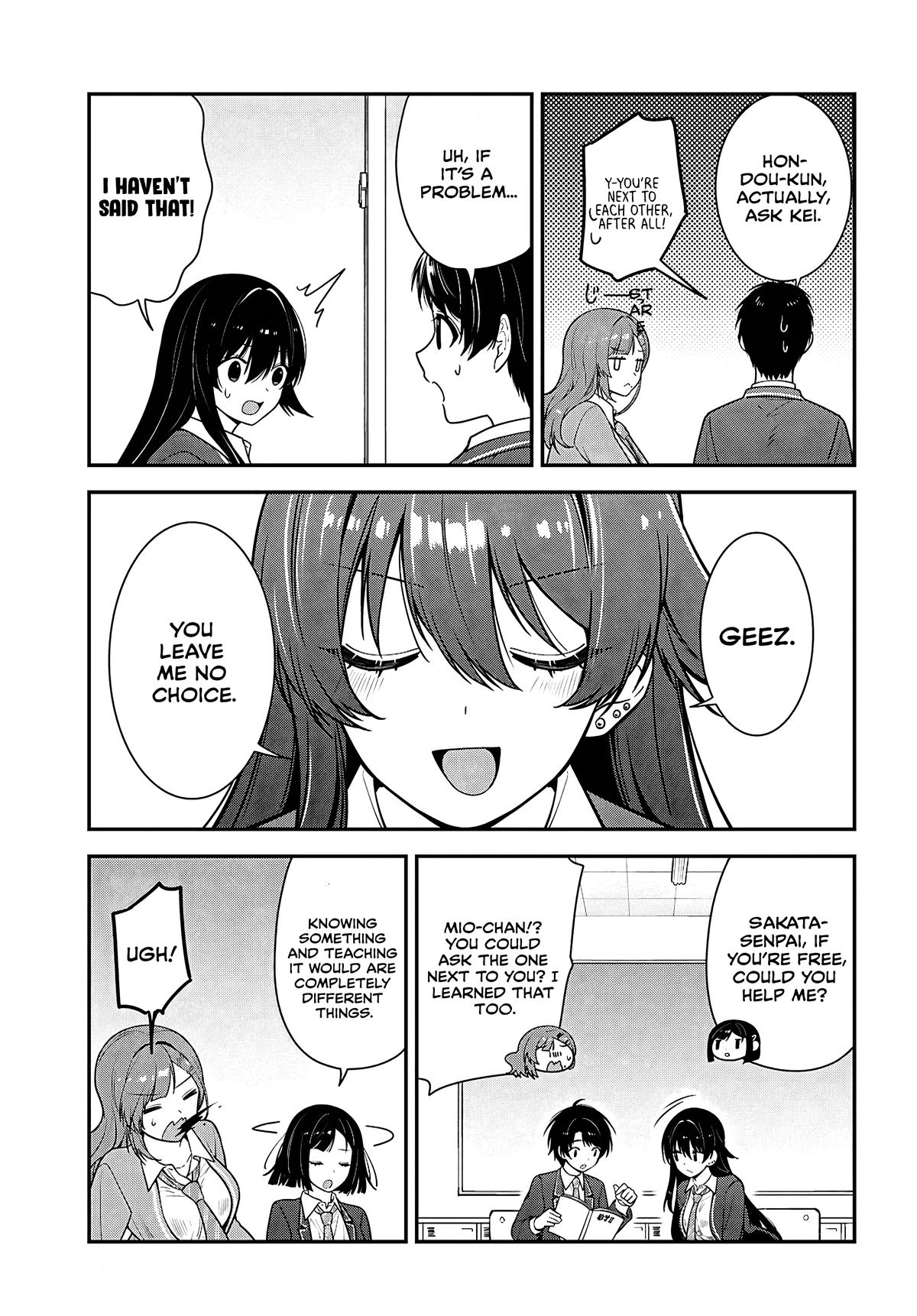 The Delinquent Shimizu-san Sitting Next to Me Has Dyed Her Hair Black Chapter 12 page 17 - 