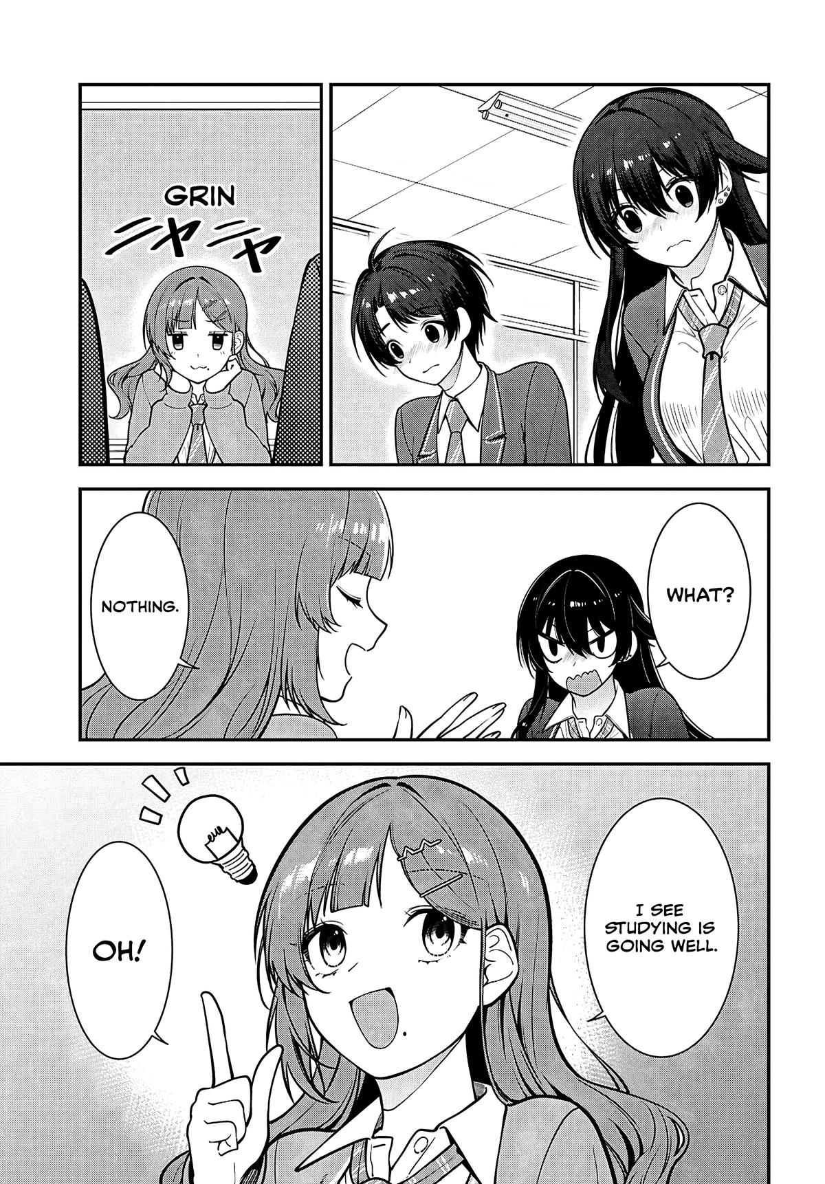 The Delinquent Shimizu-san Sitting Next to Me Has Dyed Her Hair Black Chapter 12 page 21 - 
