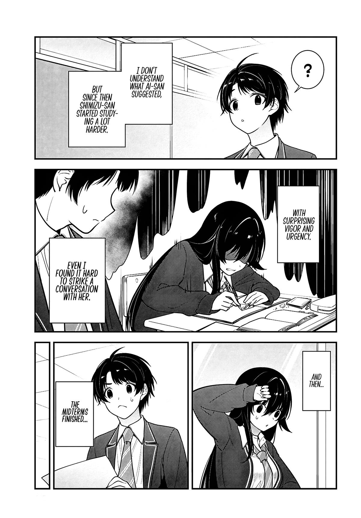 The Delinquent Shimizu-san Sitting Next to Me Has Dyed Her Hair Black Chapter 12 page 27 - 