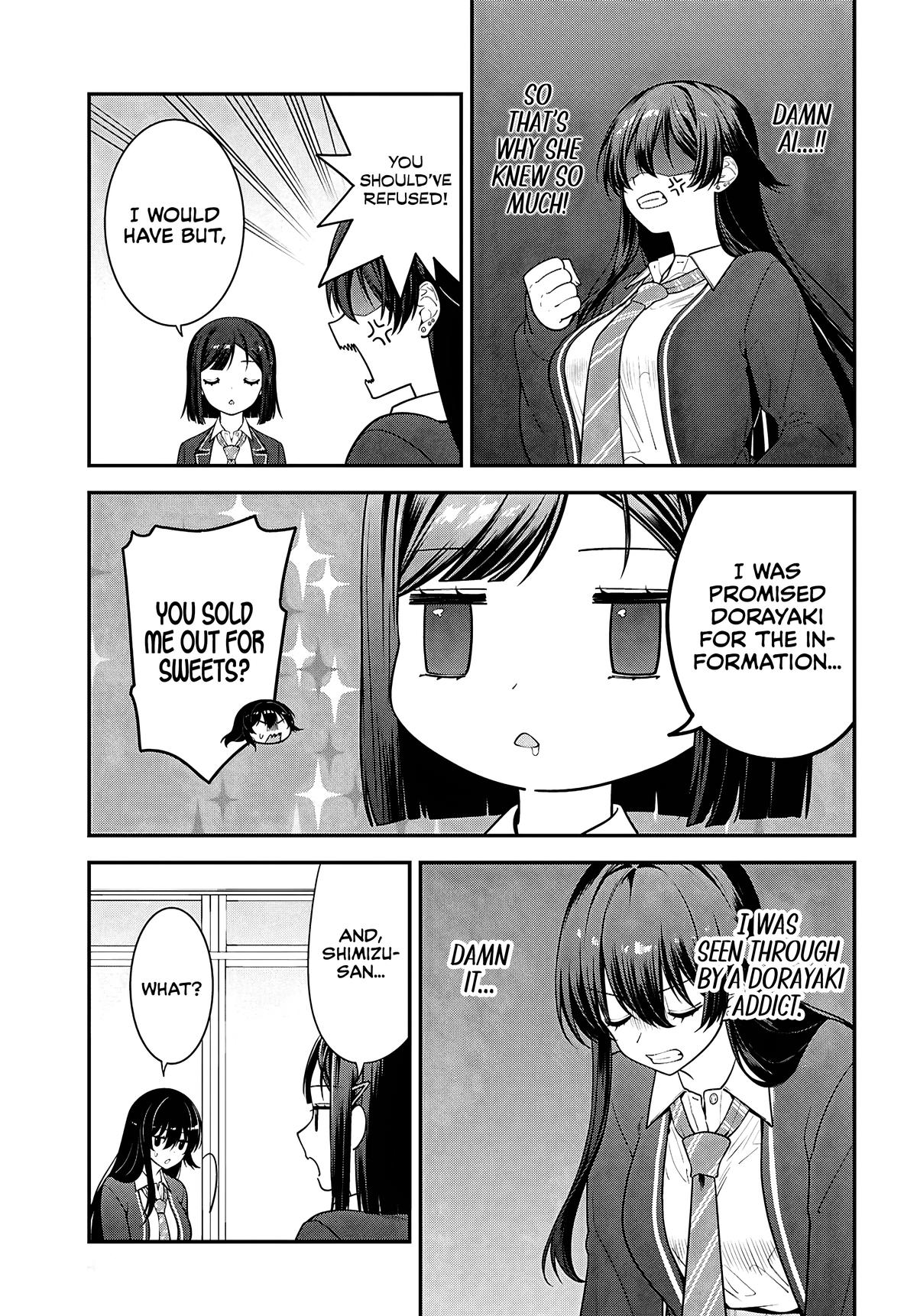 The Delinquent Shimizu-san Sitting Next to Me Has Dyed Her Hair Black Chapter 13 page 7 - 