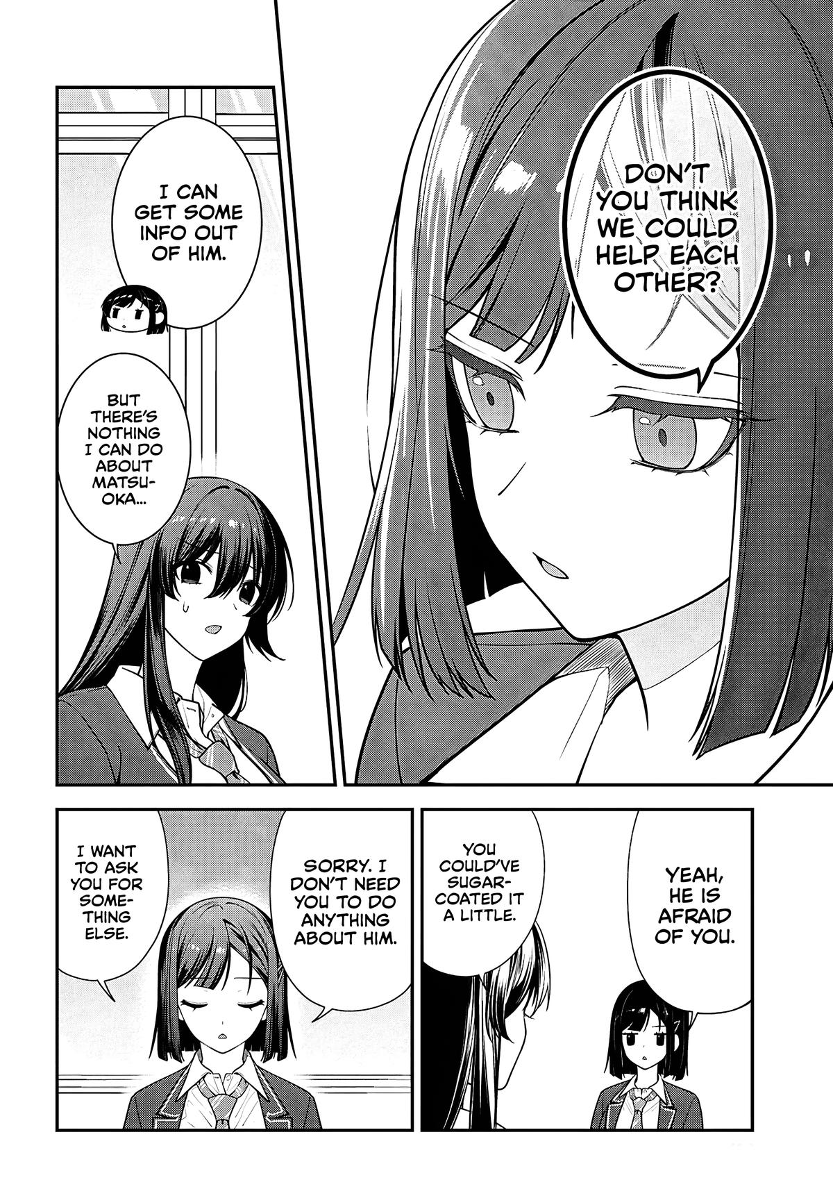 The Delinquent Shimizu-san Sitting Next to Me Has Dyed Her Hair Black Chapter 13 page 10 - 